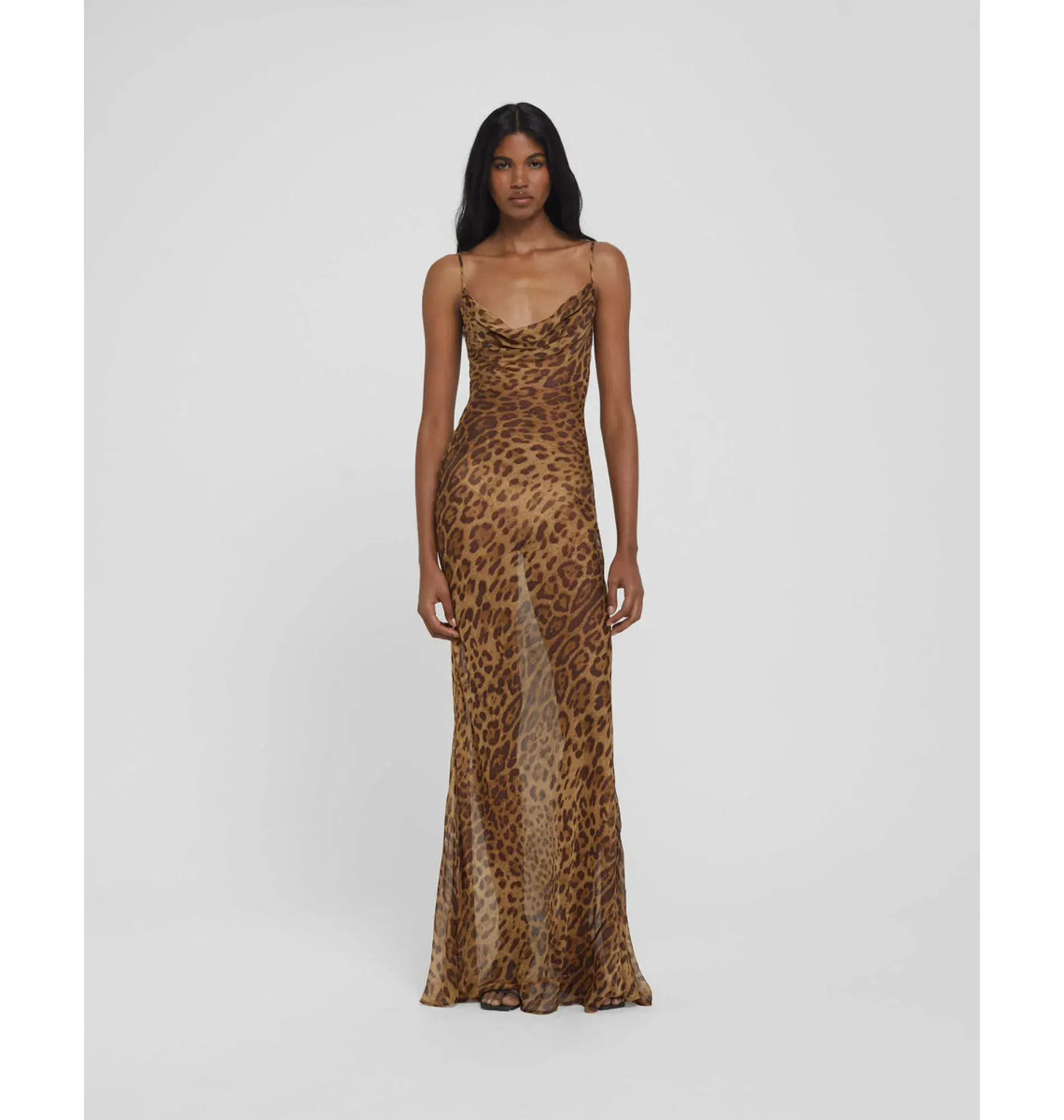 Rat & Boa Valentina Dress in Leopard Print Size M / AU 10 - Image 1