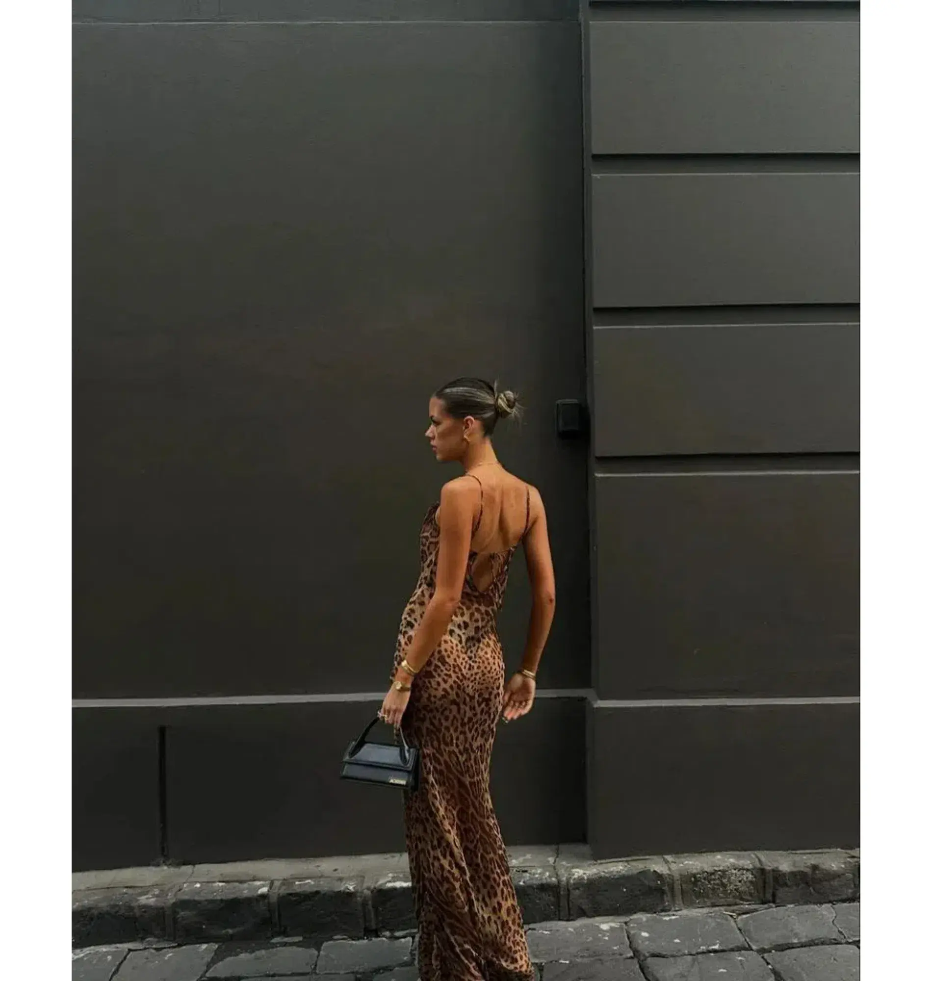 Rat & Boa Valentina Dress in Leopard Print Size M / AU 10 - Image 5
