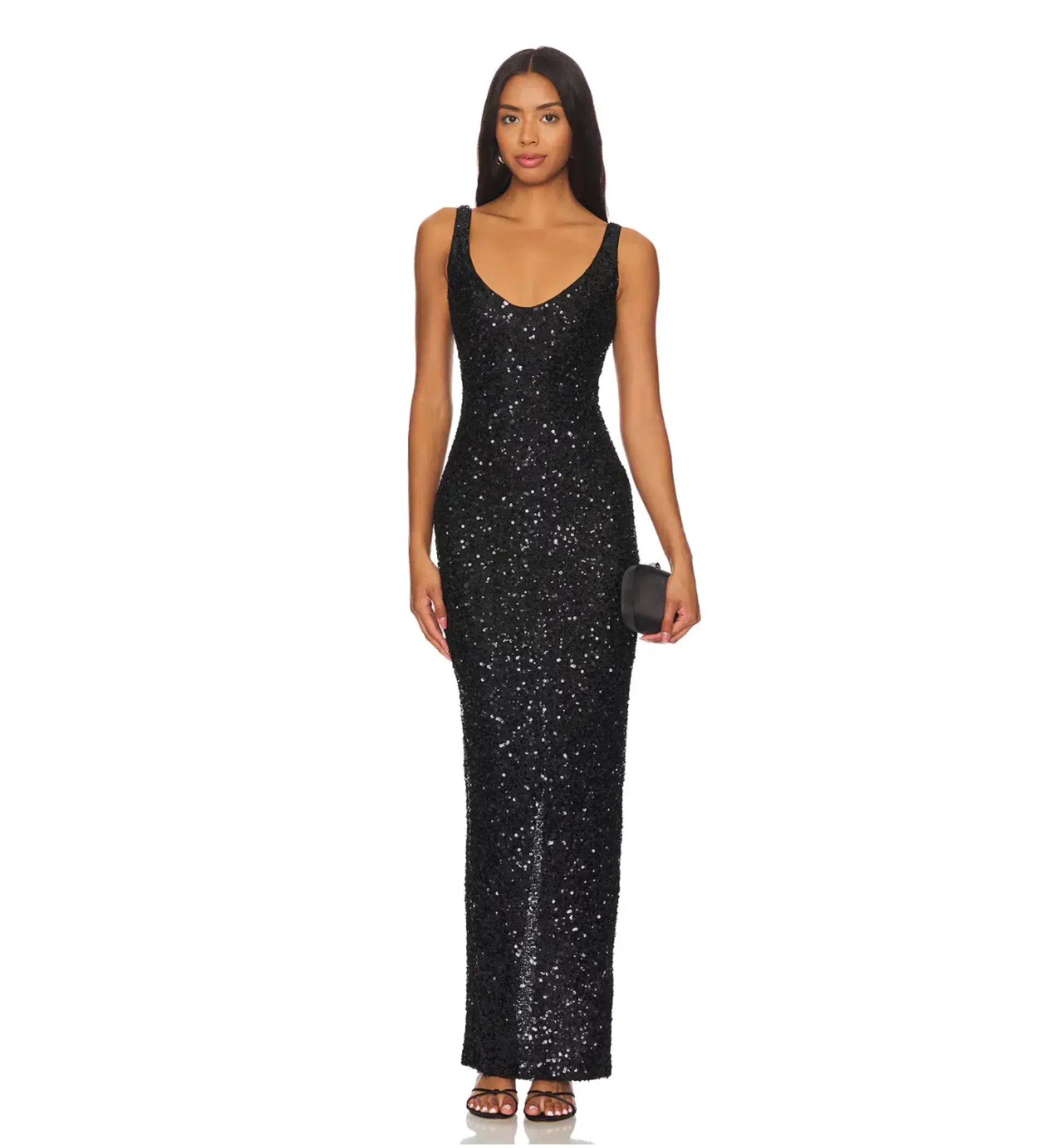 NBD Janhvi Maxi Dress Black Size AU 6 - Image 1