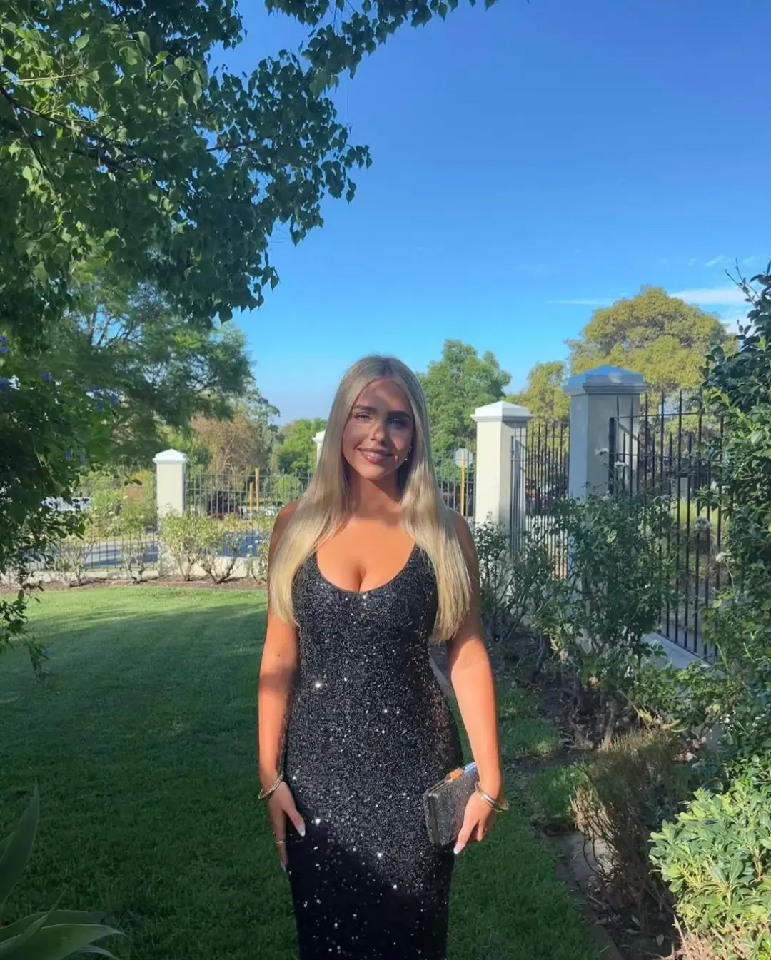 Nbd Janhvi Maxi Dress Black Size AU 10 for rent on The Volte - main image