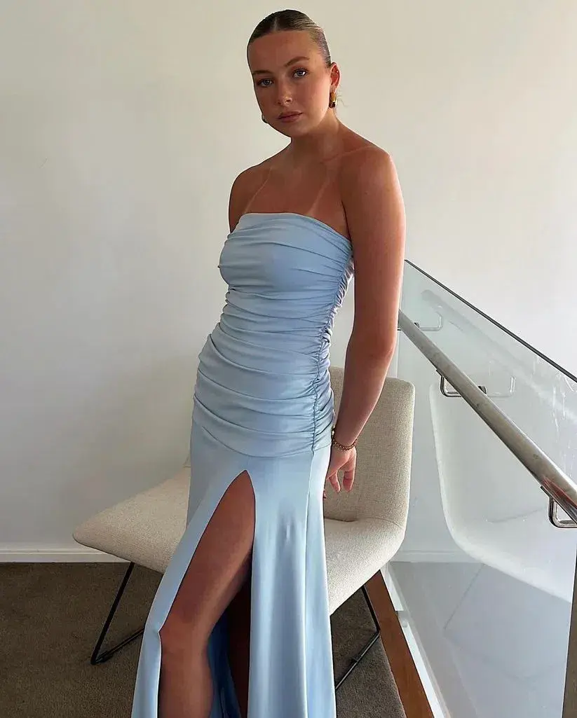 Mode Mila Remi Dress Maxi Ice Blue Size AU 6 - Image 1