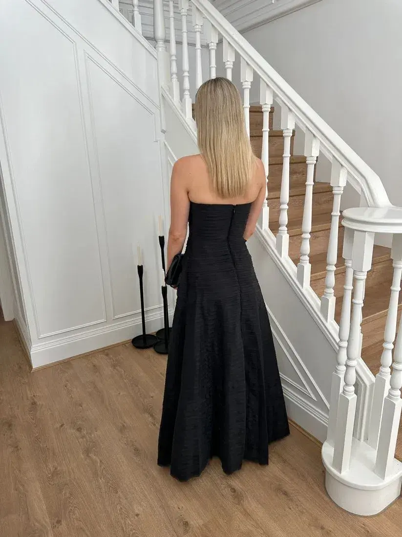 Aje Soundscape Maxi Dress in Black Size AU 8 - Image 4