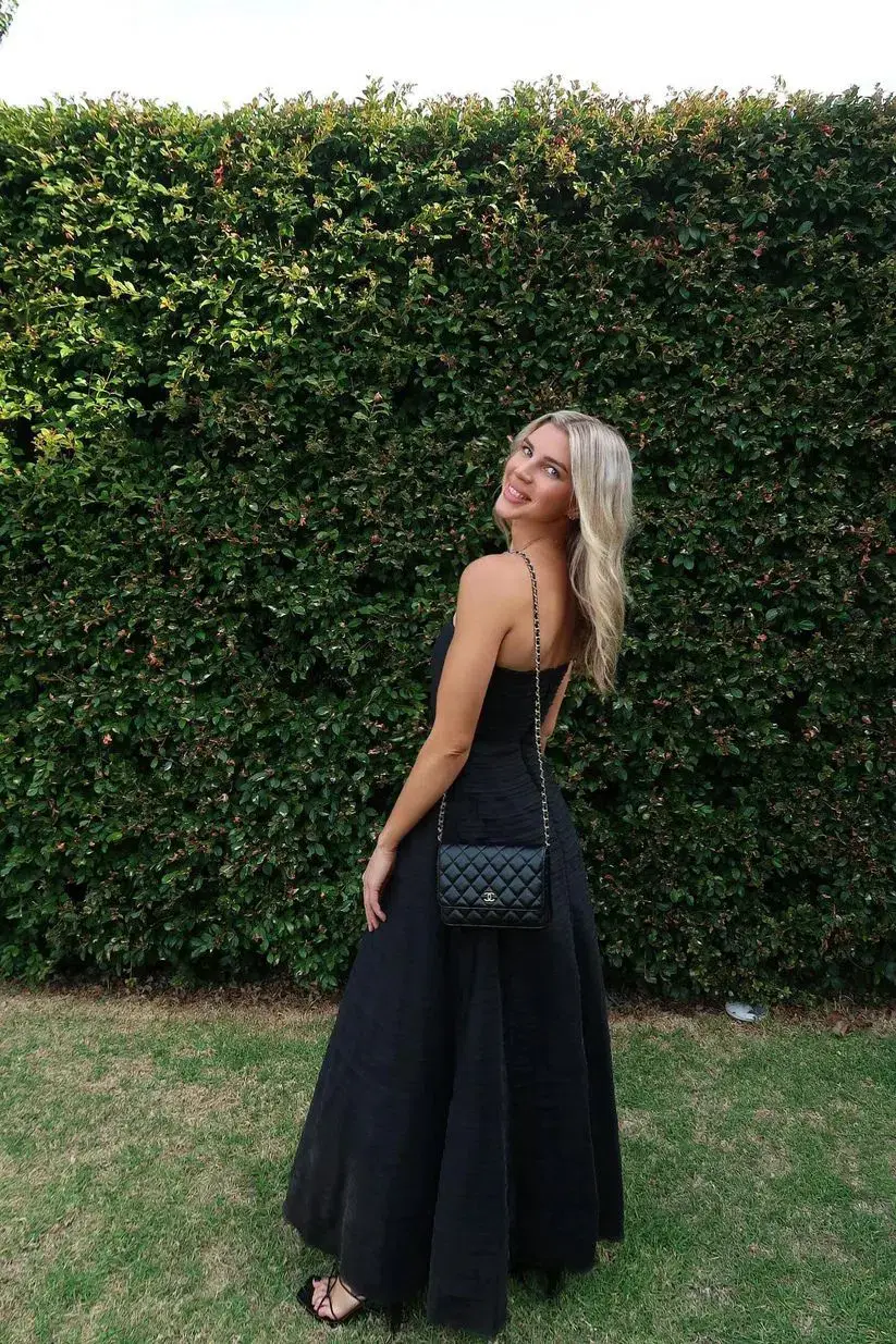 Aje Soundscape Maxi Dress in Black Size AU 8 - Image 2