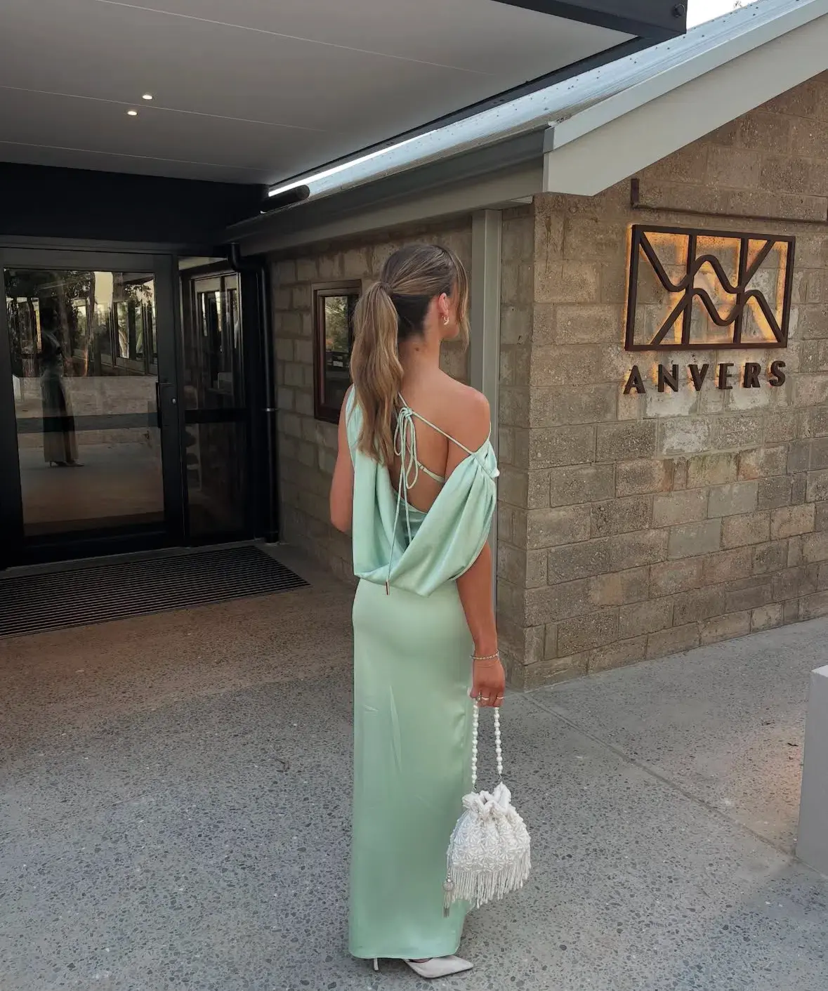 Lexi Jayne Maxi Dress in Mint Size AU 6 - Image 4