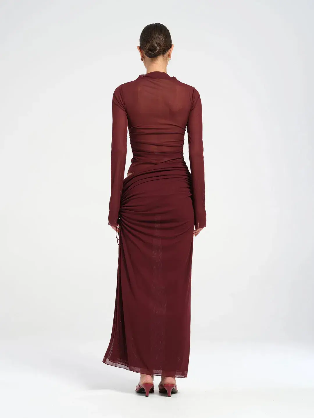 Benni Mable Maxi Dress Plum Size 8 - Image 3