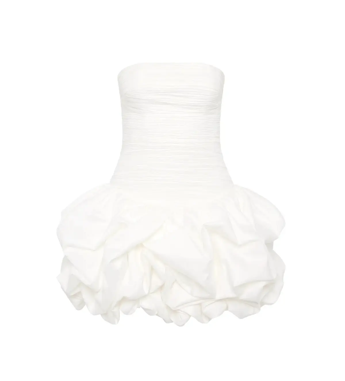 Aje Violette Bubble Hem Mini Dress in Ivory Size 8 - Image 5