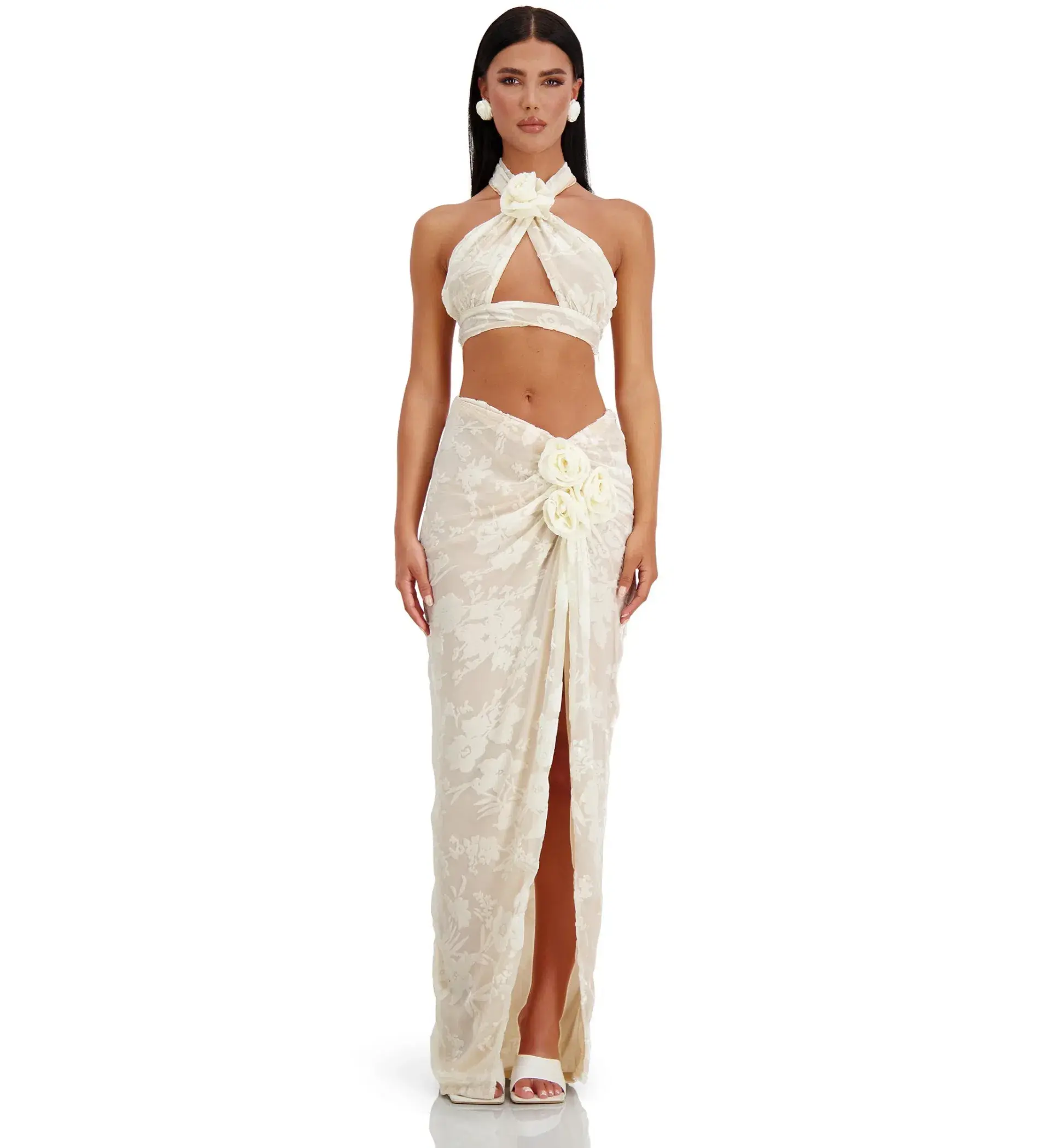 Alamour the Label Celestina Set Cream Size XS/AU 6 - Image 1