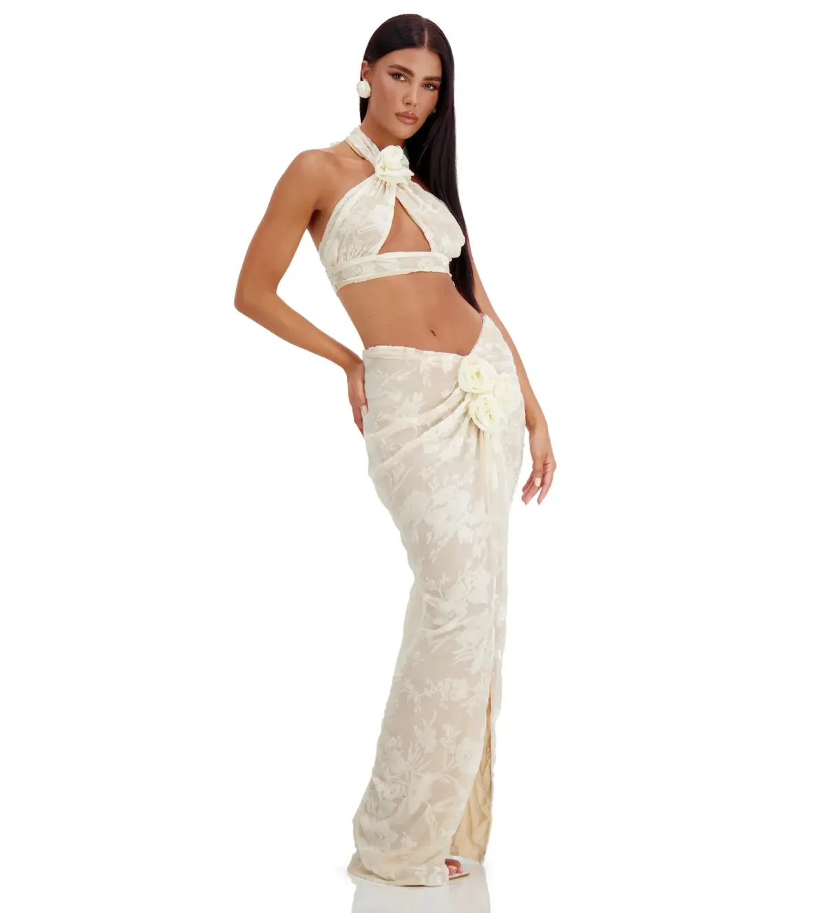 Alamour the Label Celestina Set Cream Size XS/AU 6 - Image 2