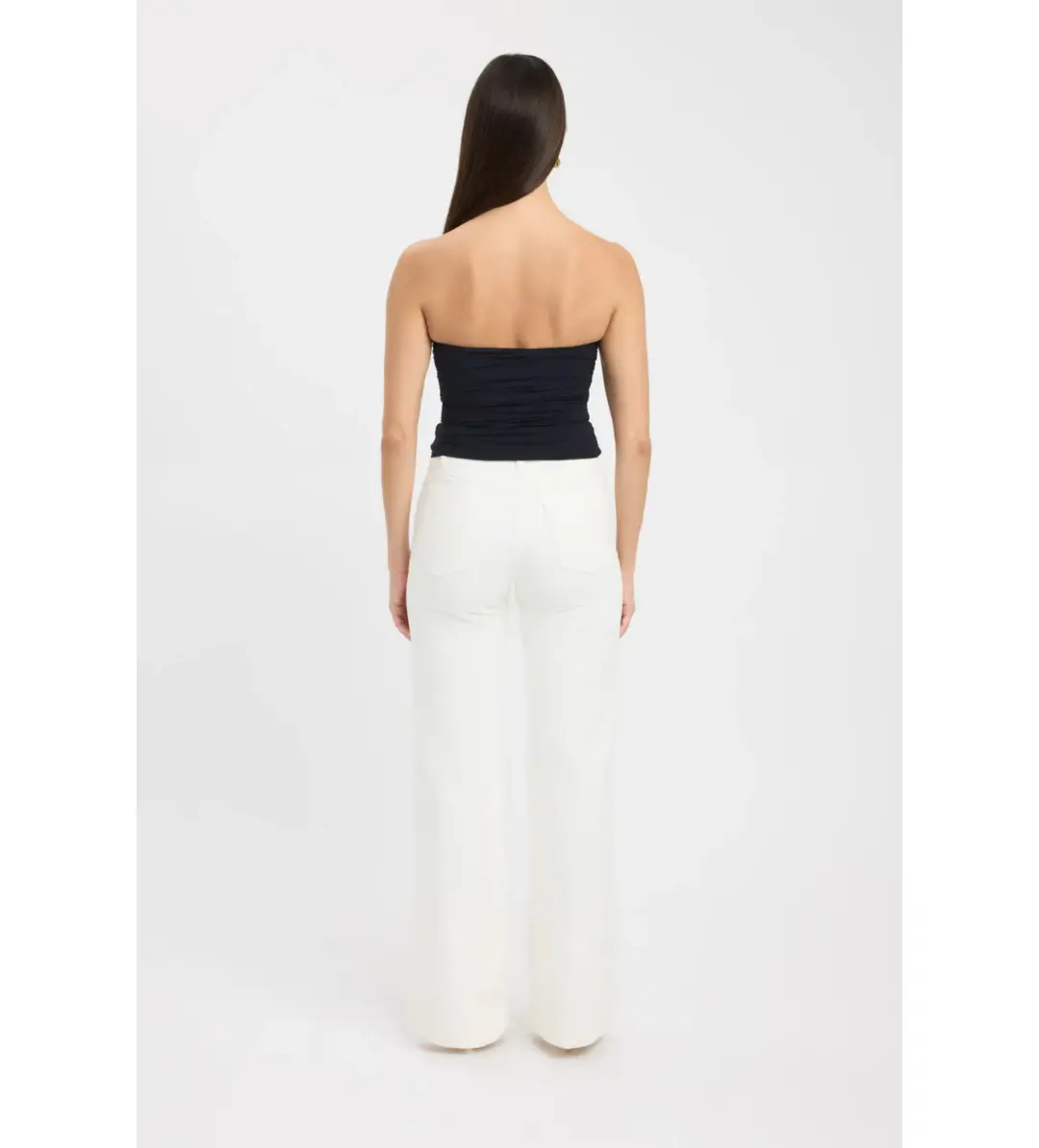 Kookai Tayla Trim Top Black Size AU 8 for rent on The Volte - main image