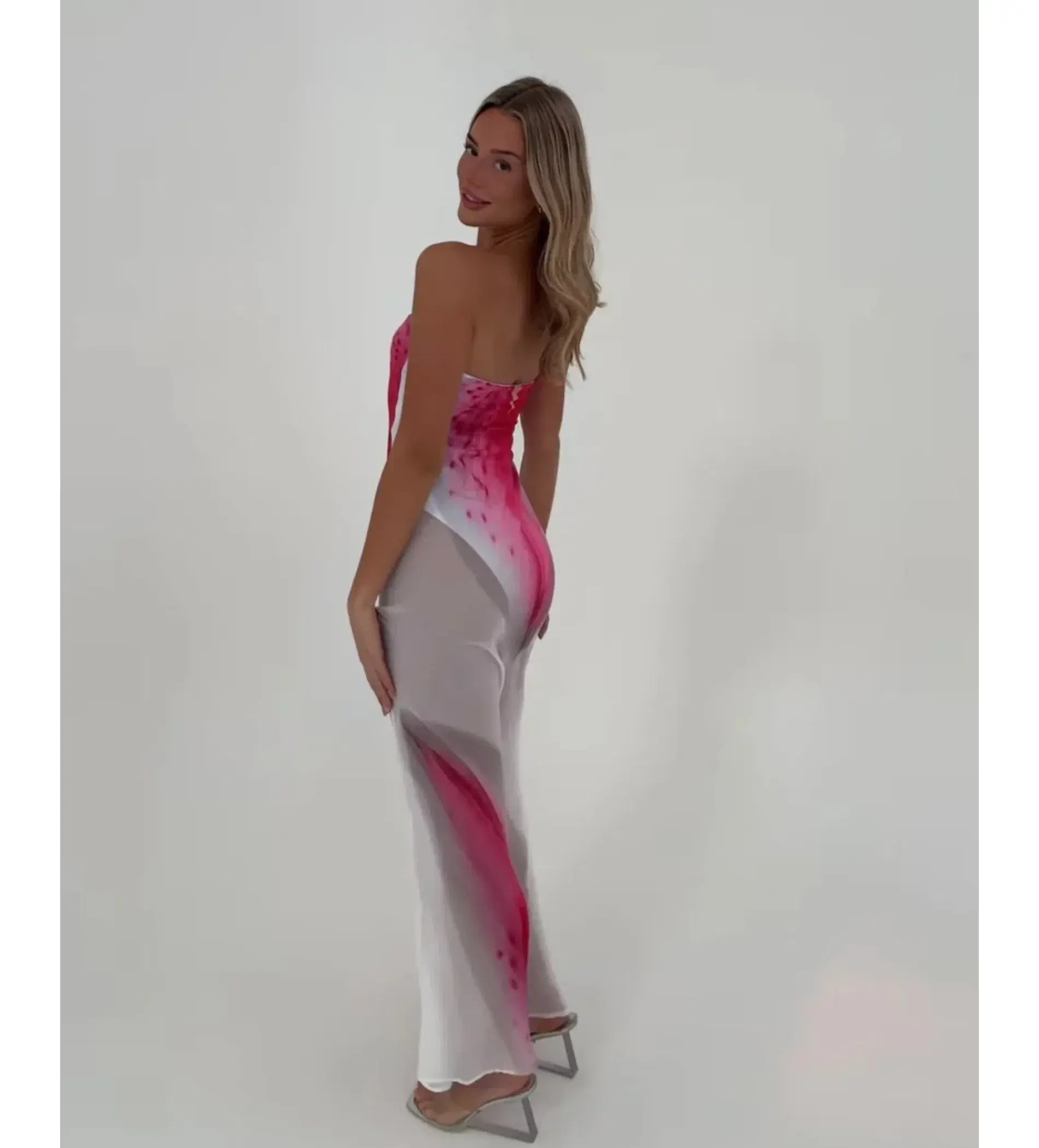 HNTR the Label Alessia Maxi Dress Lillie Size AU 8 - Image 4