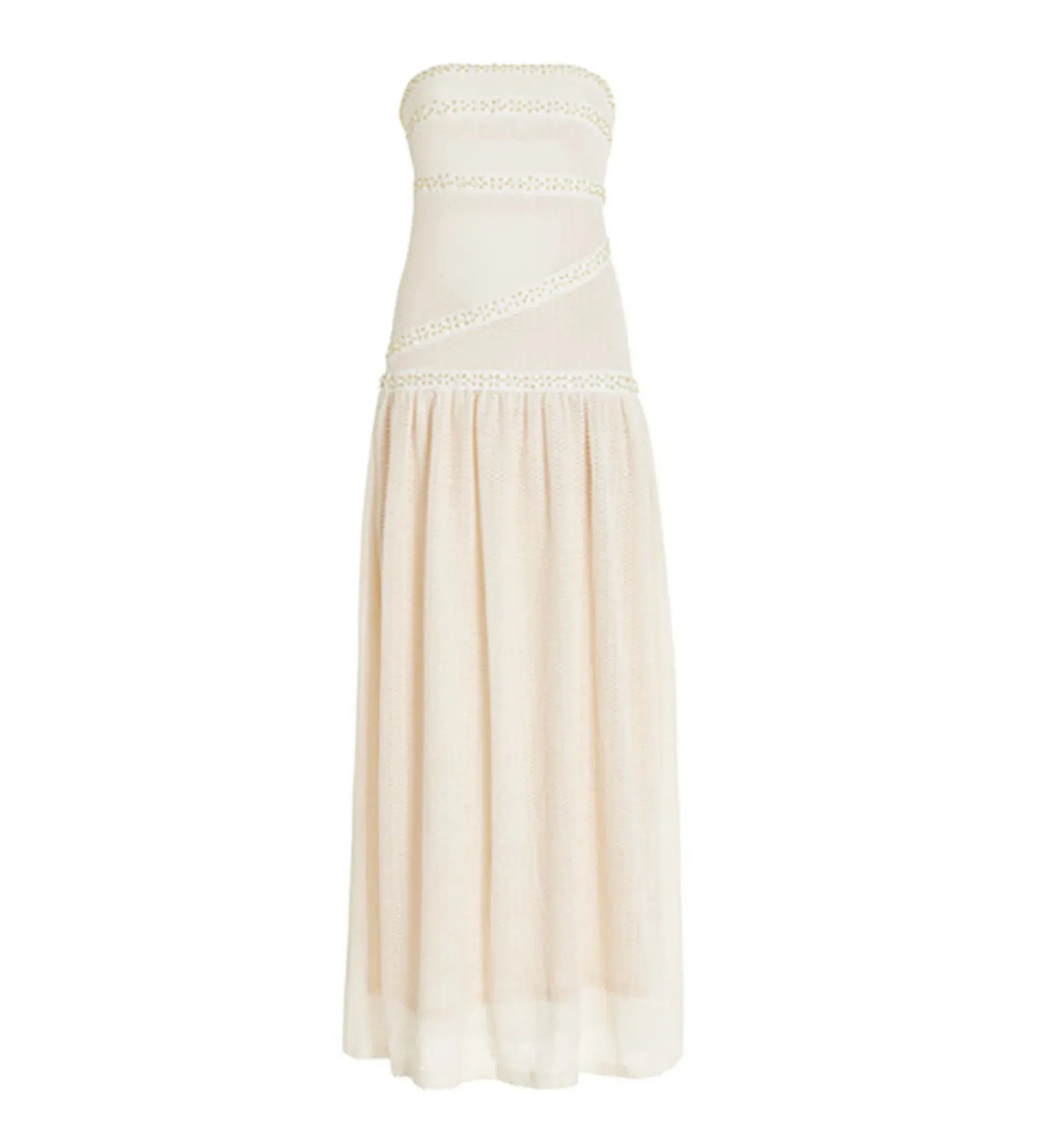 Fait Par Foutch Colette Maxi Dress in Ivory Size XXS / AU 4 - Image 3
