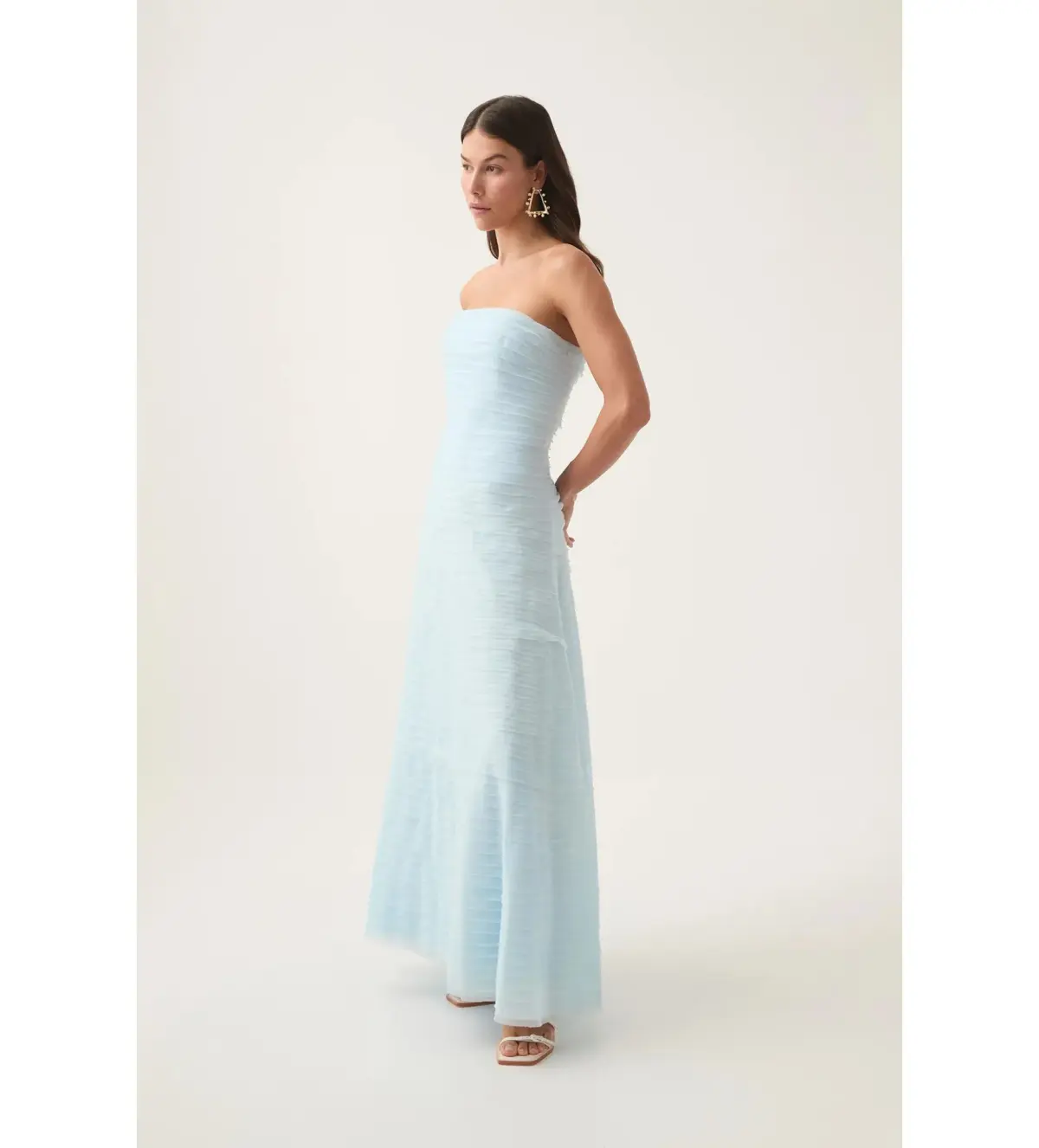 Aje Soundscape Maxi Dress Sea Breeze Size AU 8 - Image 2