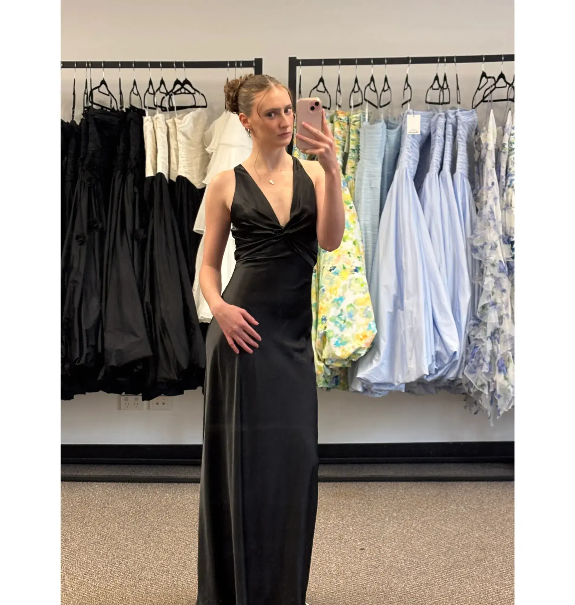 Ruth Tarvydas Goddess Gown Black Size 10 - Image 1