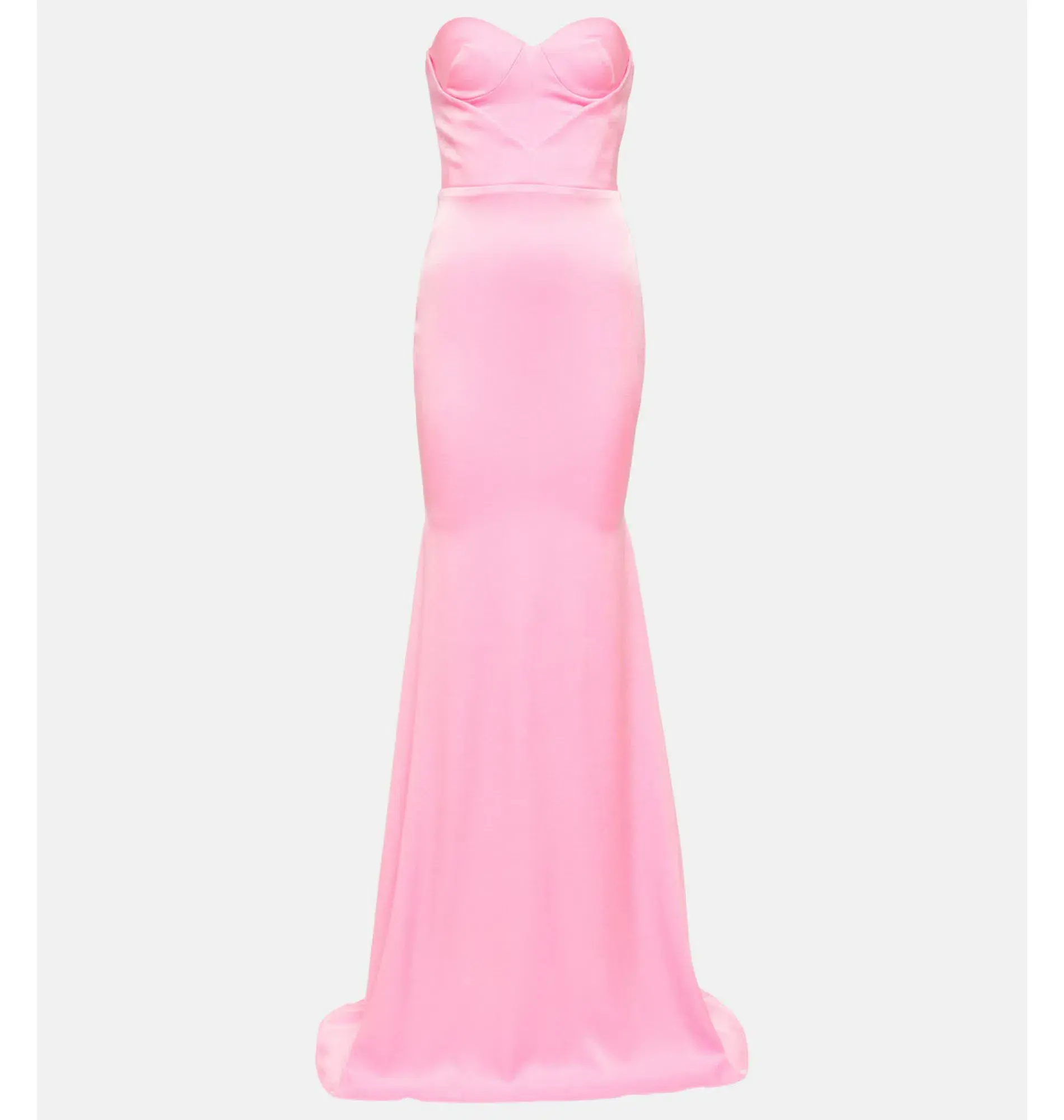 Alex Perry Barkley Strapless Gown Pink Size AU 6 - Image 4