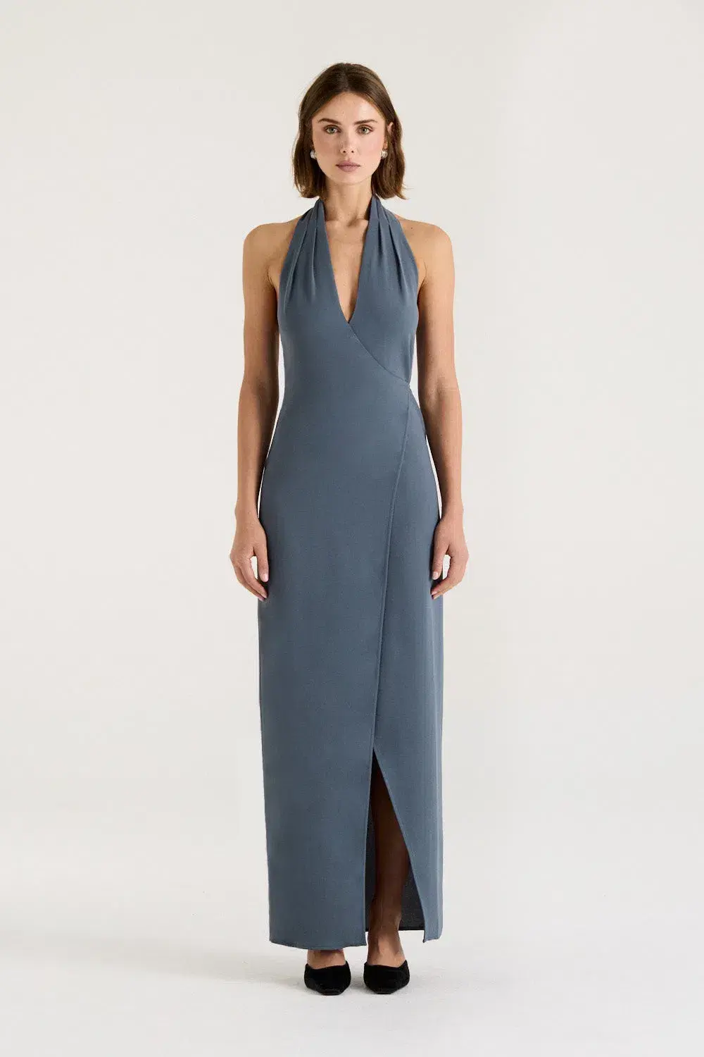 Henne Vida Slate Dress Maxi Size AU 6 - Image 1