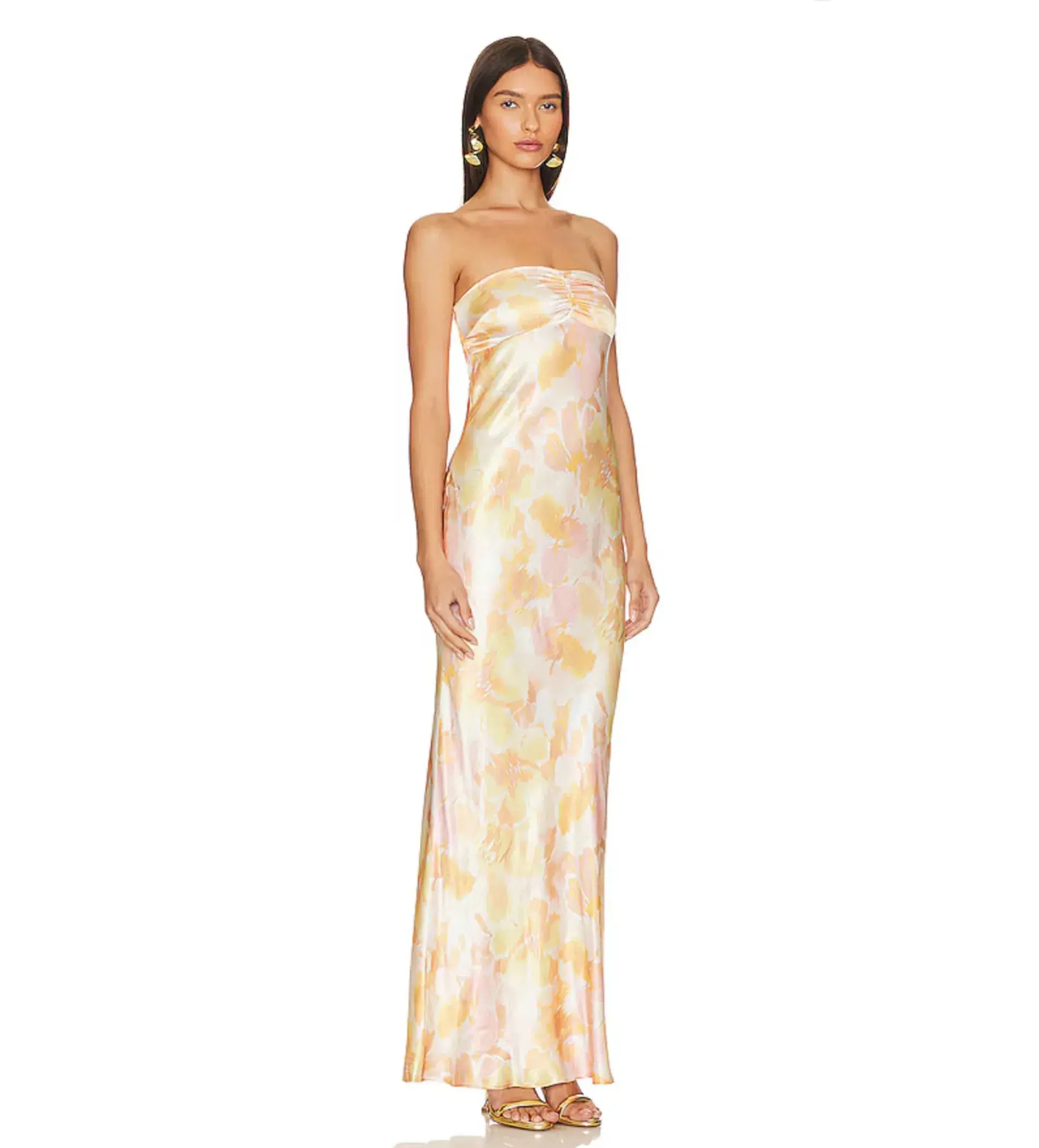 Bec & Bridge Indi Strapless Maxi Floral Size AU 8 - Image 2