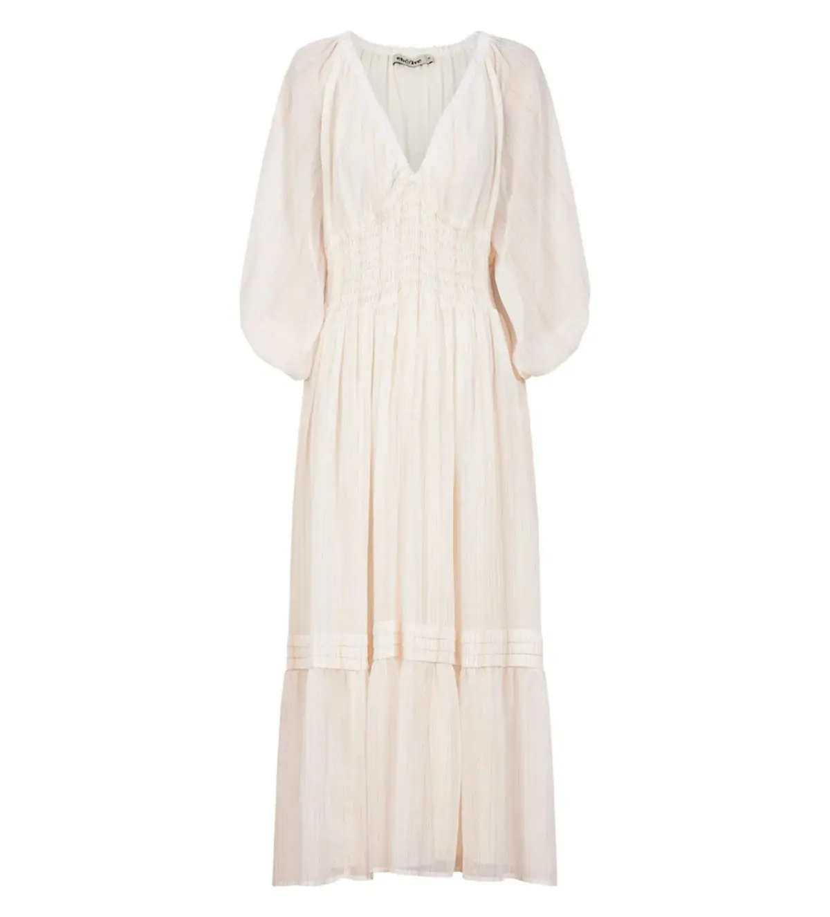 eb&ive Sereno Maxi Dress Pearl Size XL/AU 14 - Image 5