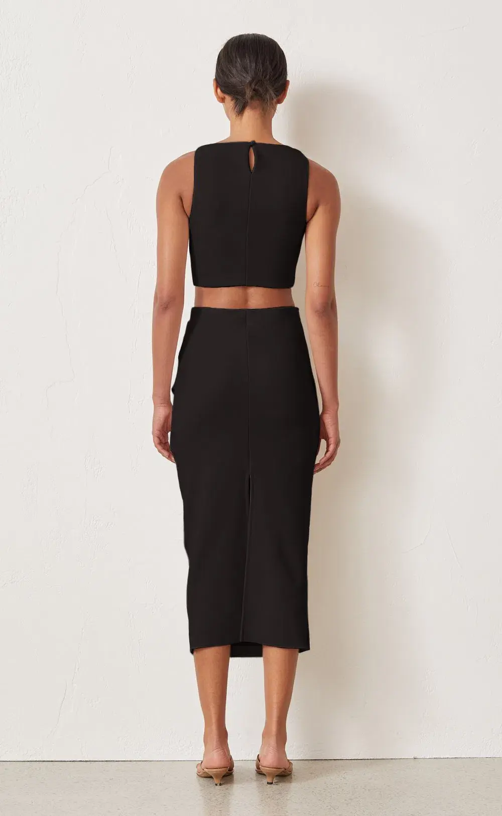 Bec & Bridge Raphaela Top and Skirt Set Black Size 6 - Image 3