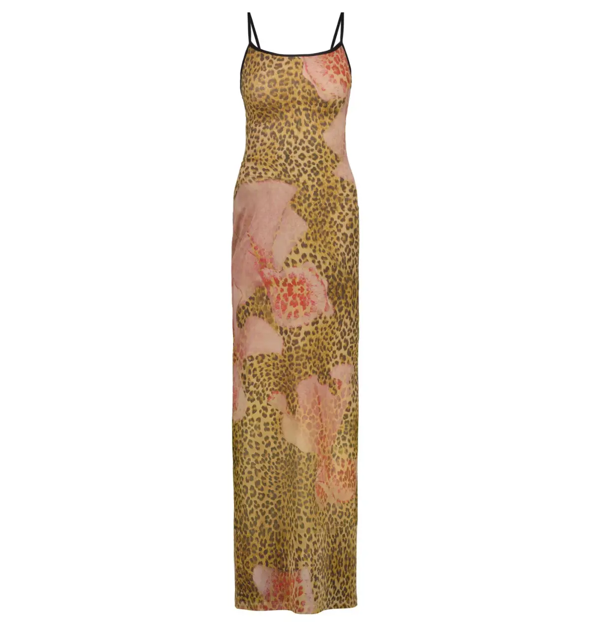 With Harper Lu Slip Dress in Mesh Leopard Size XS / AU 6 - Image 6
