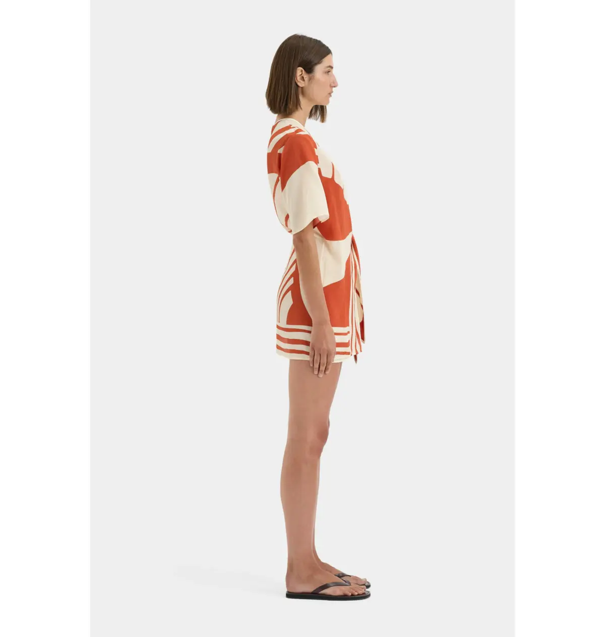 Sir The Label Calla Mini Dress in Hibiscus Stripe Size 1 / AU 8 - Image 3