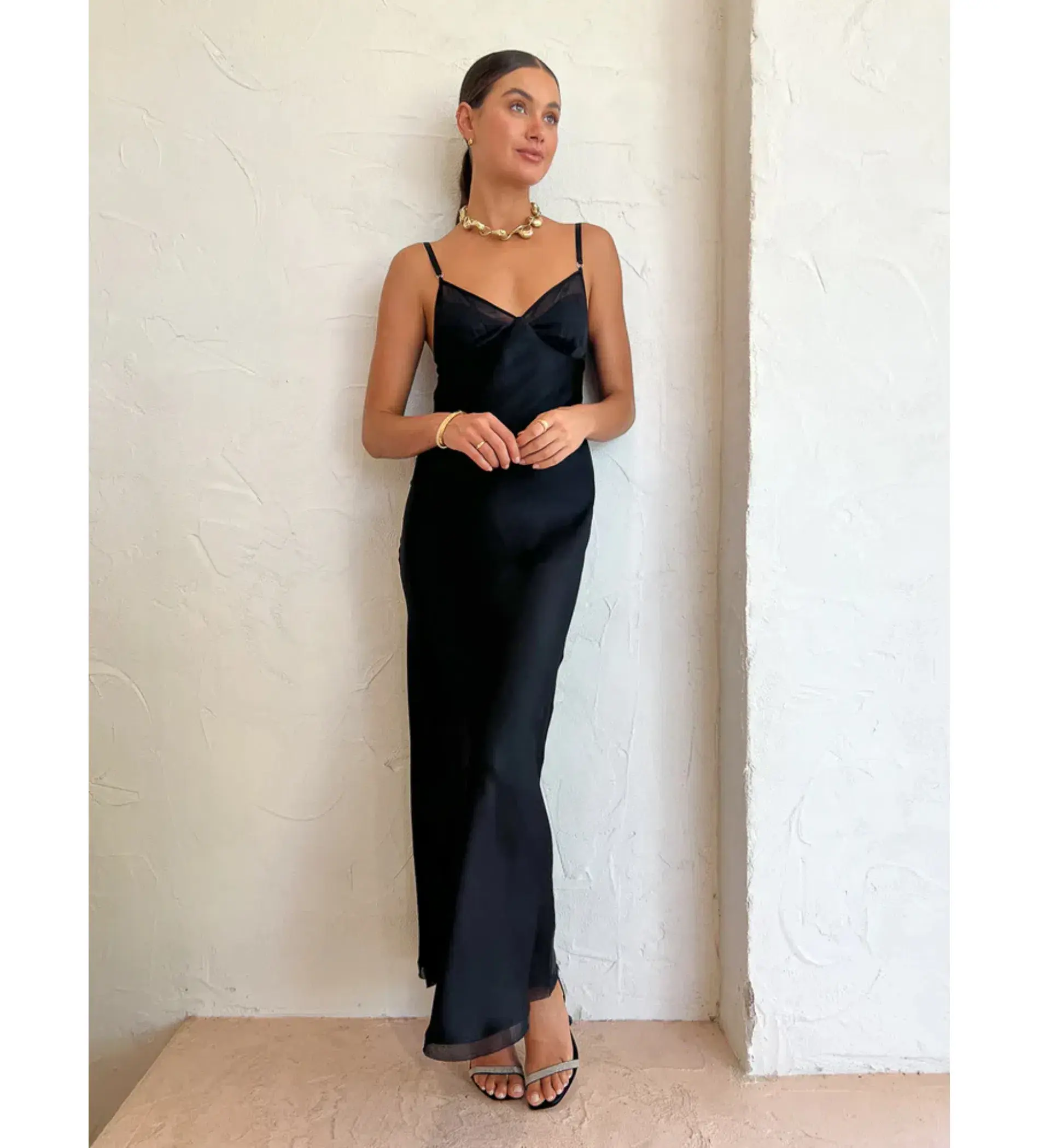 Bec Bridge Joelle Maxi Black Size M/AU 10 - Image 2