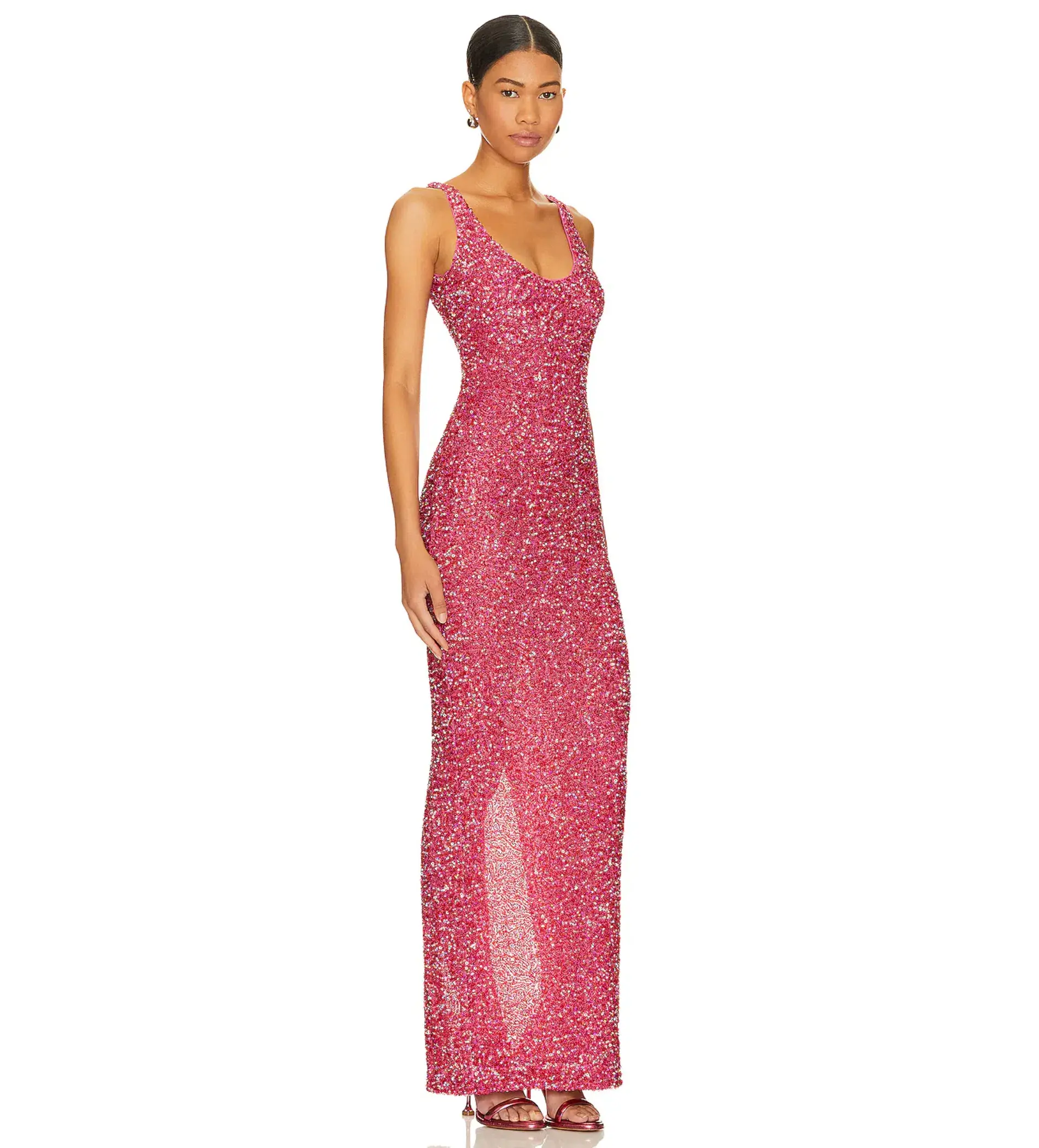 NBD Janhvi Maxi Dress Hot Pink Size XXS/AU 4 - Image 2