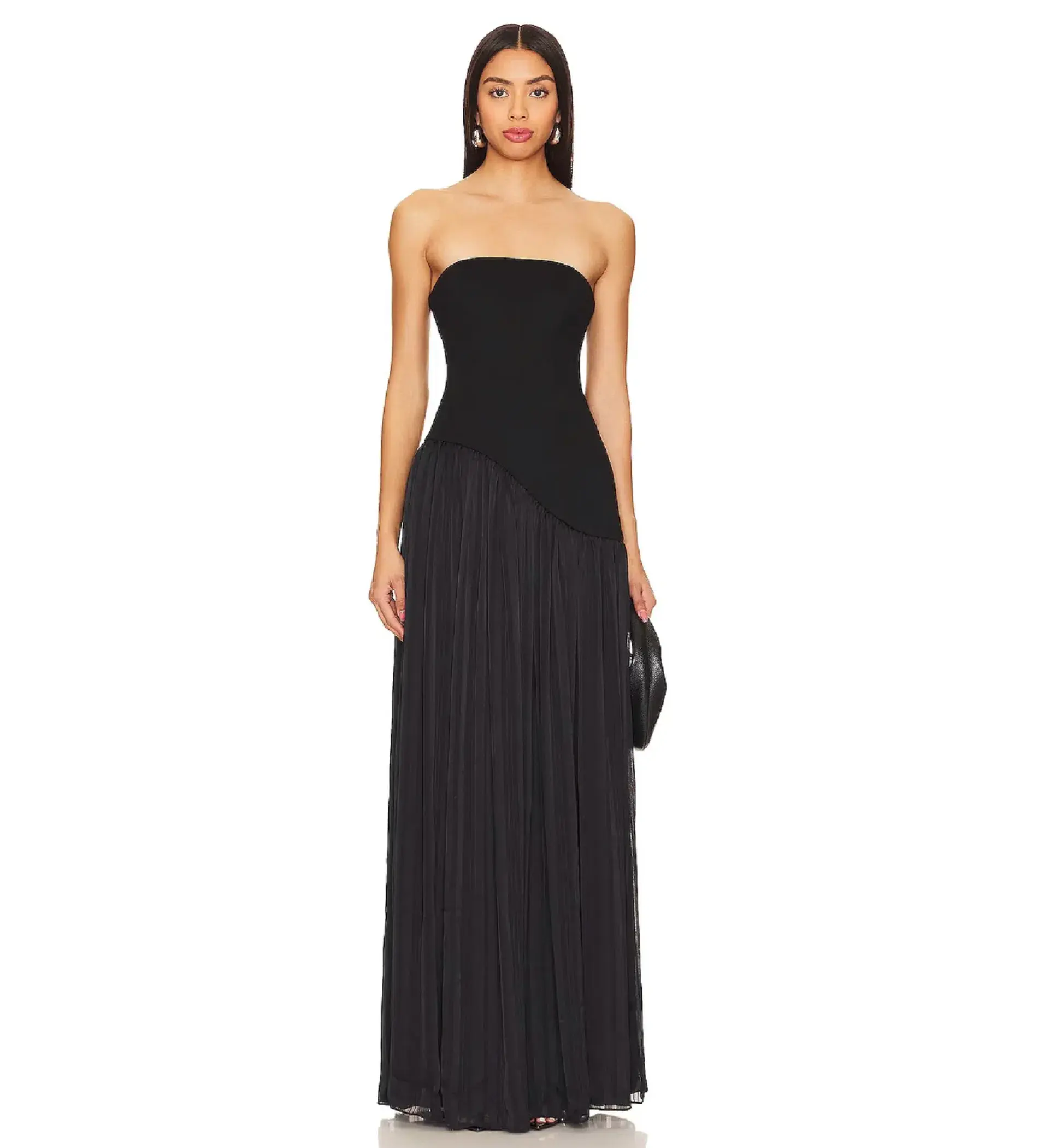 Lovers and Friends Alice Strapless Gown Black Size S/AU 8 - Image 1