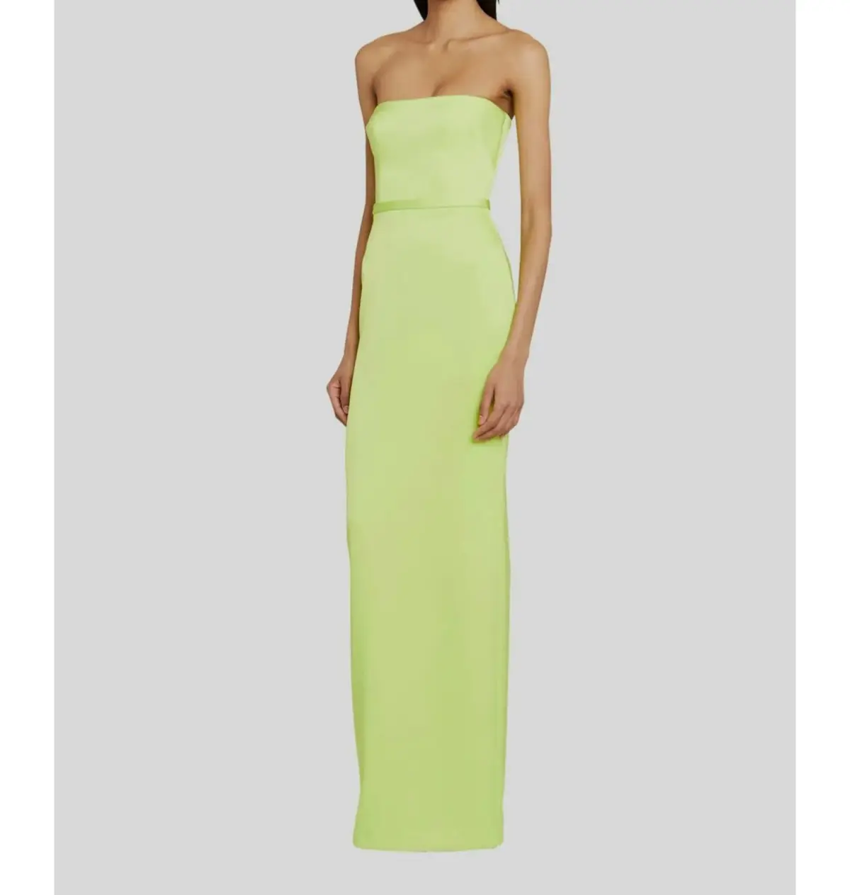 Alex Perry Cassidy Strapless Column Gown Green Size AU 10 - Image 2