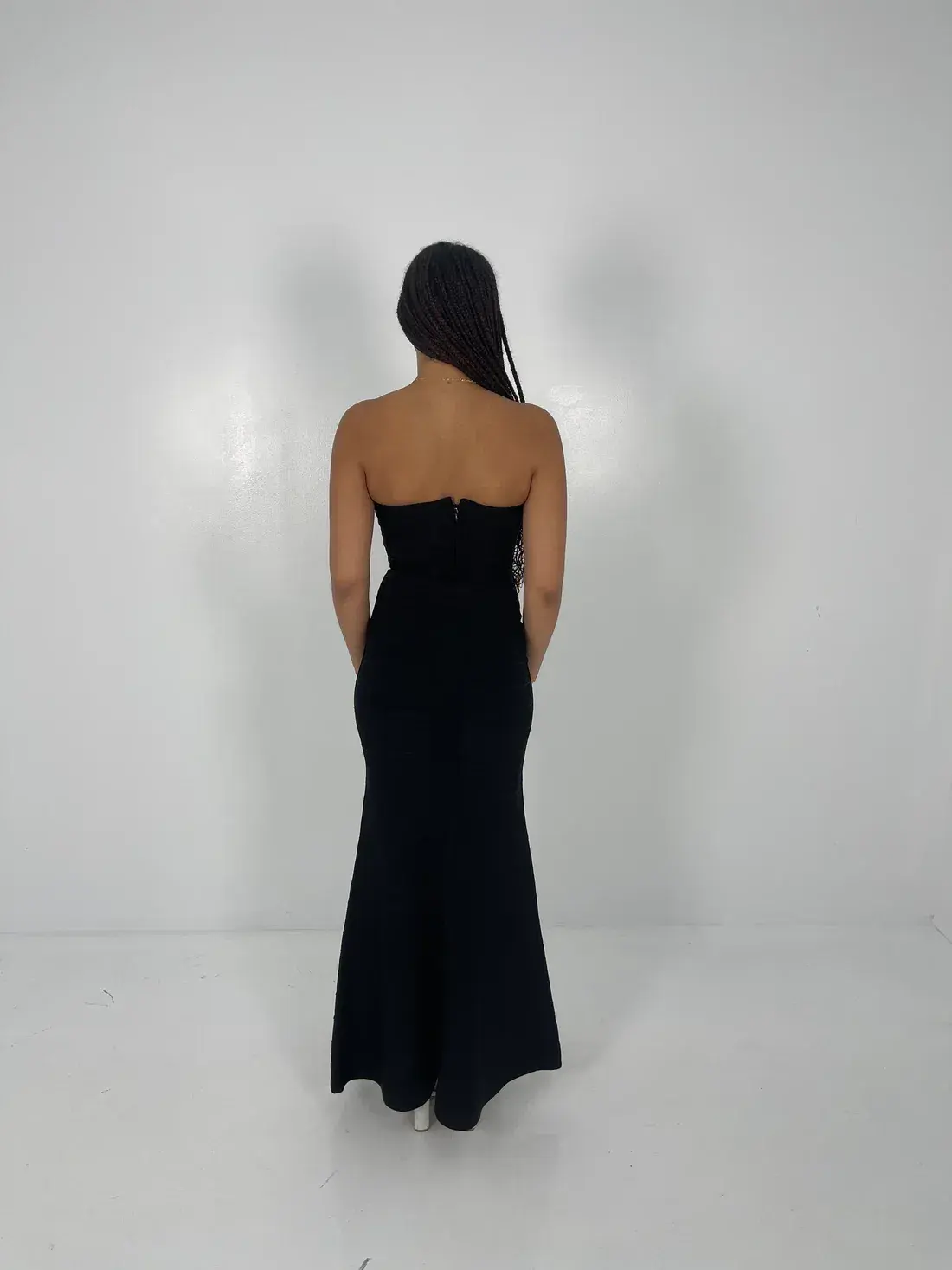 Hervé Léger Black Sara Gown in Black Size M/AU 10 - Image 2