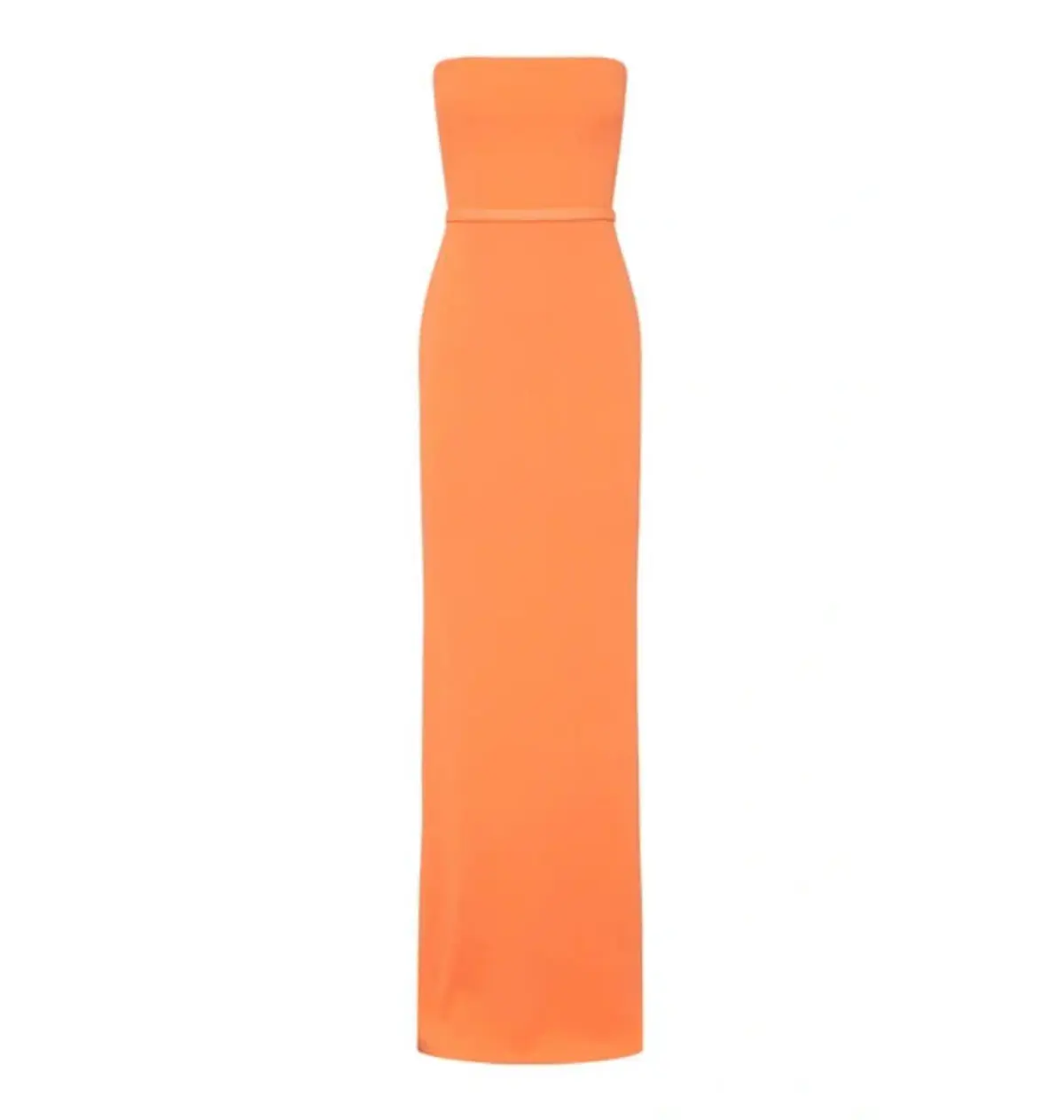 Alex Perry Cassidy Strapless Column Gown Orange Size 8 - Image 3