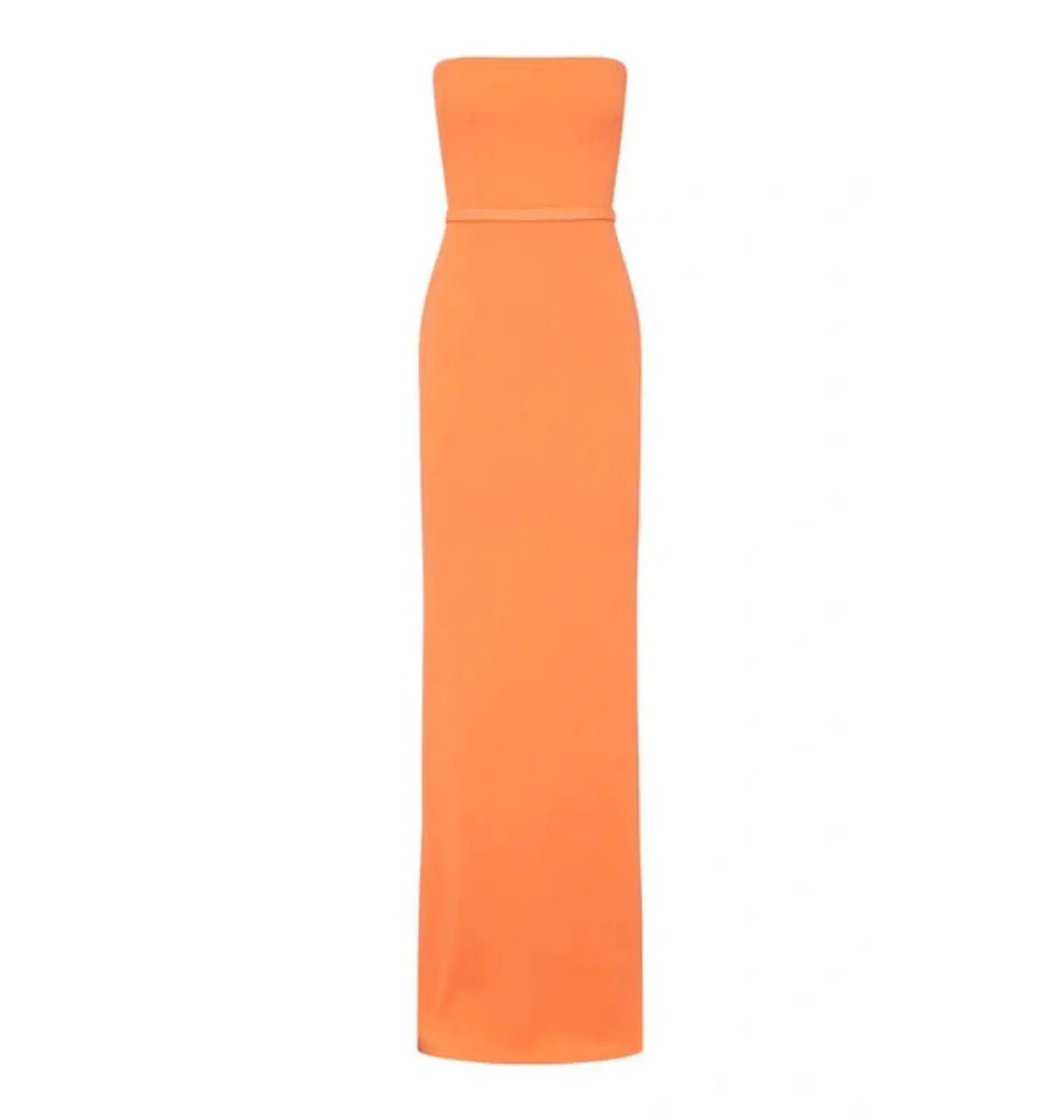 Alex Perry Cassidy Strapless Column Gown Orange Size 8 - Image 3