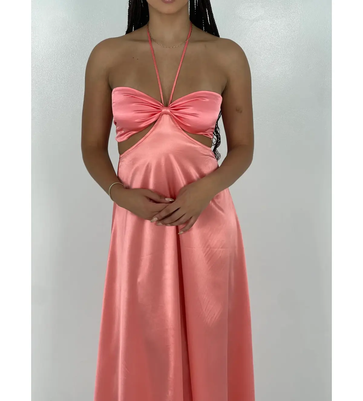 Lane & Sass Lucy Gown in Guava Size S / AU 8 - Image 3