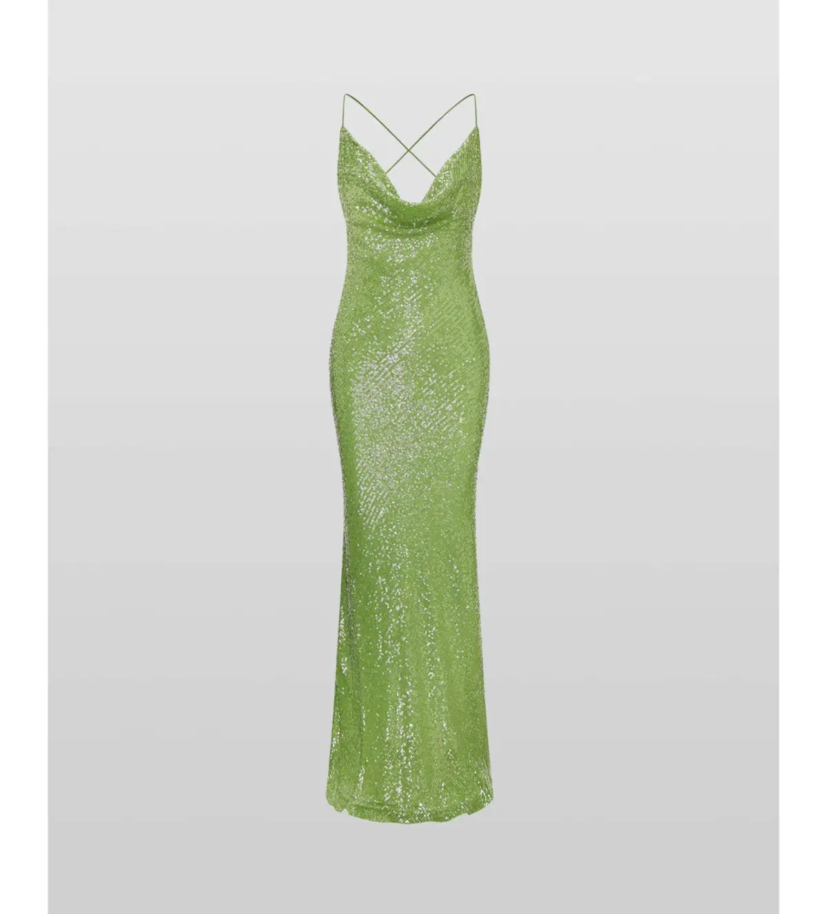 Rat & Boa Gaia Dress in Green Sequin Size S / AU 8 - Image 4