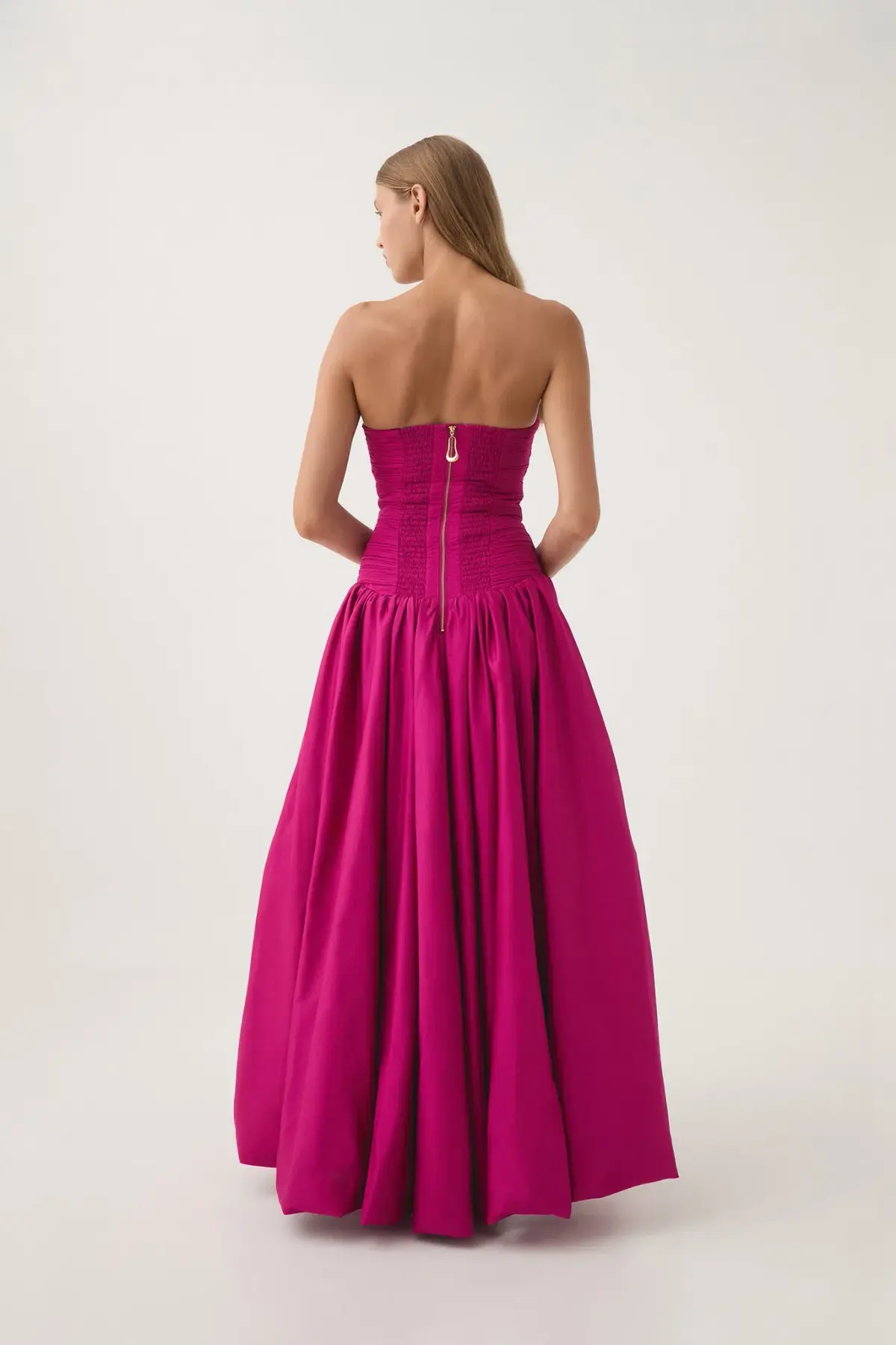 Aje  Magenta Violette Bubble Hem Maxi Gown Size 10 - Image 5