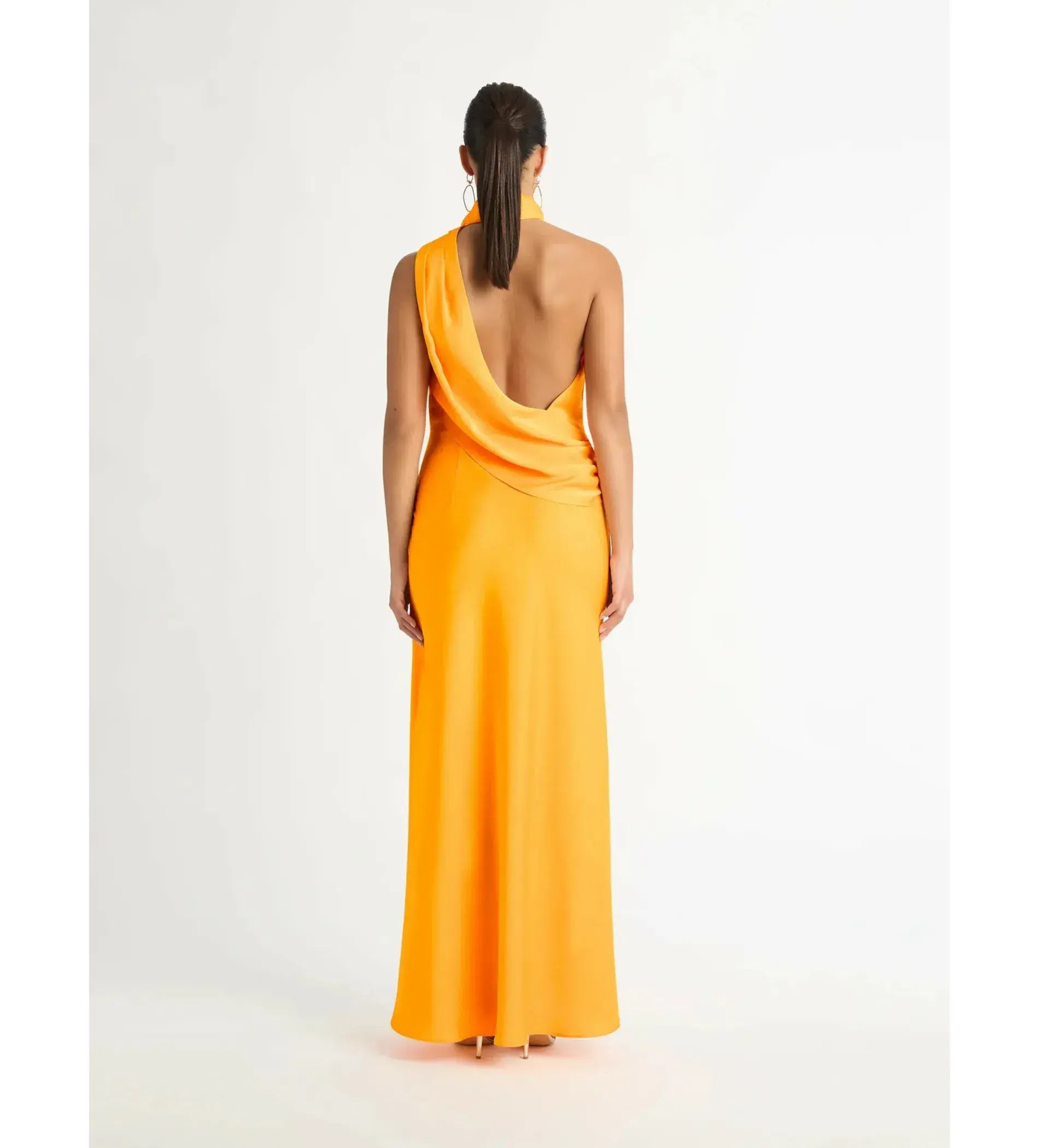 Sheike Venus Maxi Dress in Orange Size 6 - Image 2