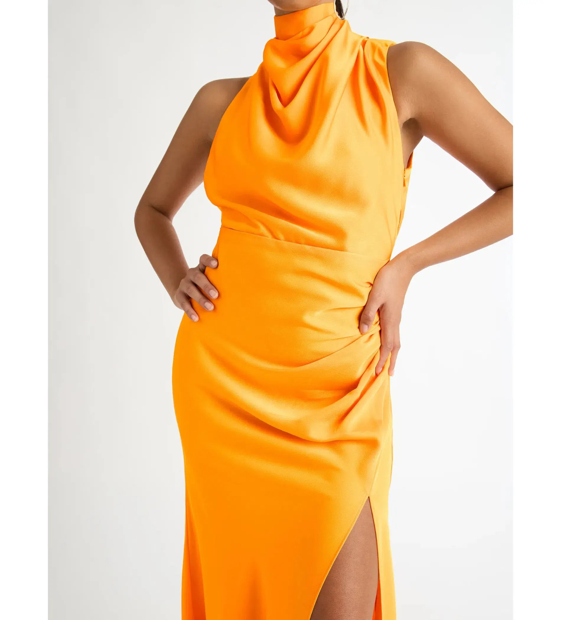 Sheike Venus Maxi Dress in Orange Size 6 - Image 3