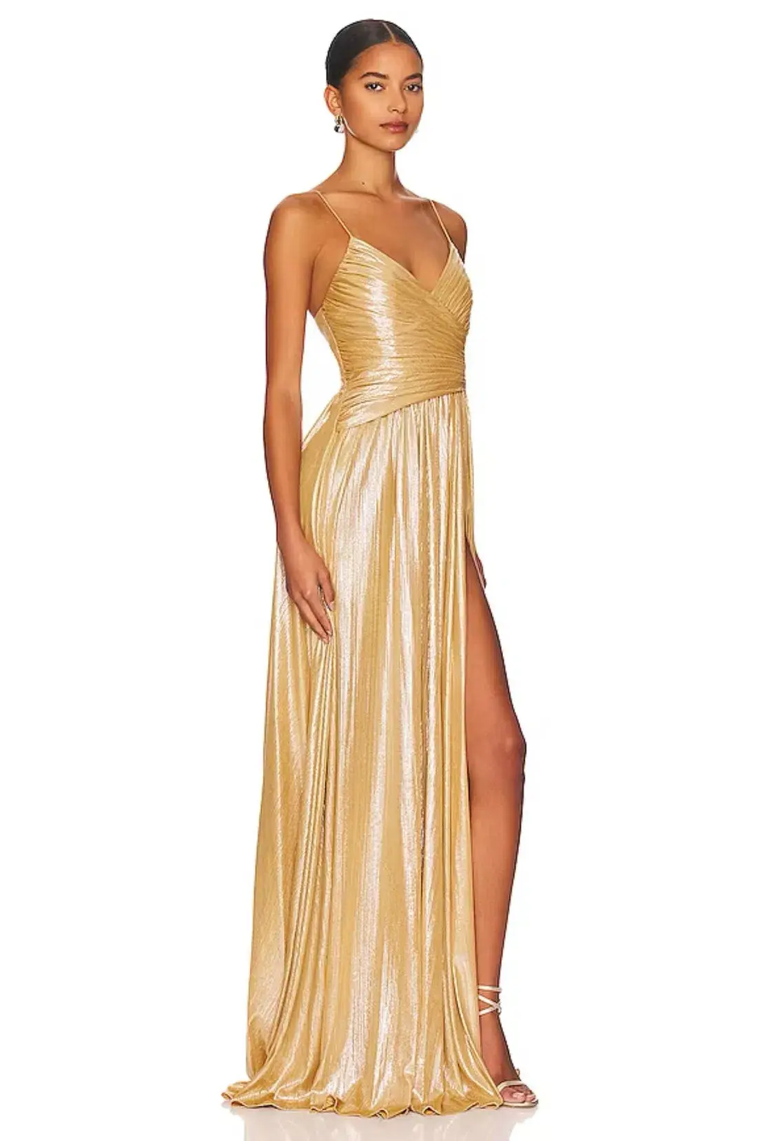 Retrofête  Doss Maxi Gown Gold Size 6 - Image 2