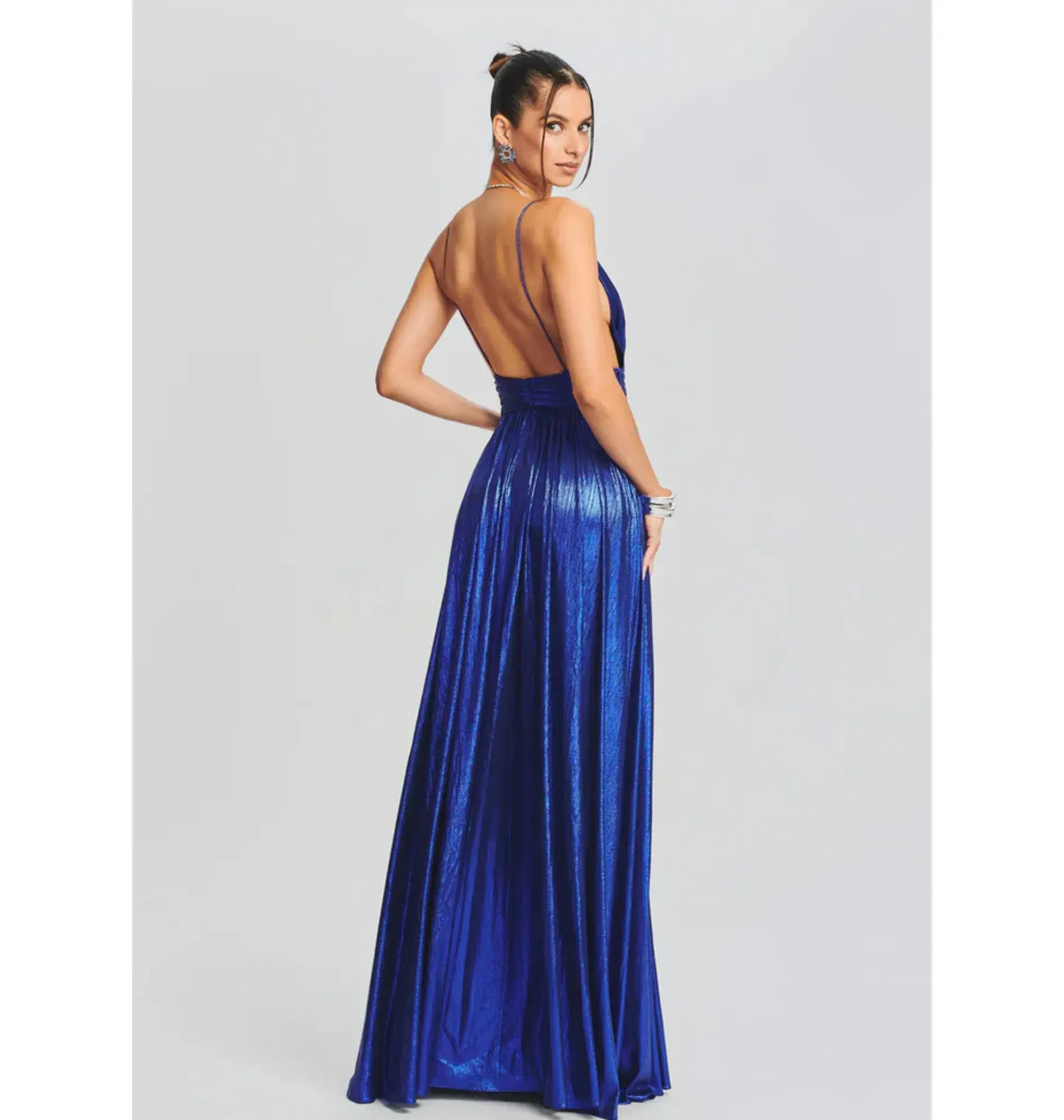 Retrofête Kelsey Dress Cobalt Size S / AU 8 - Image 4