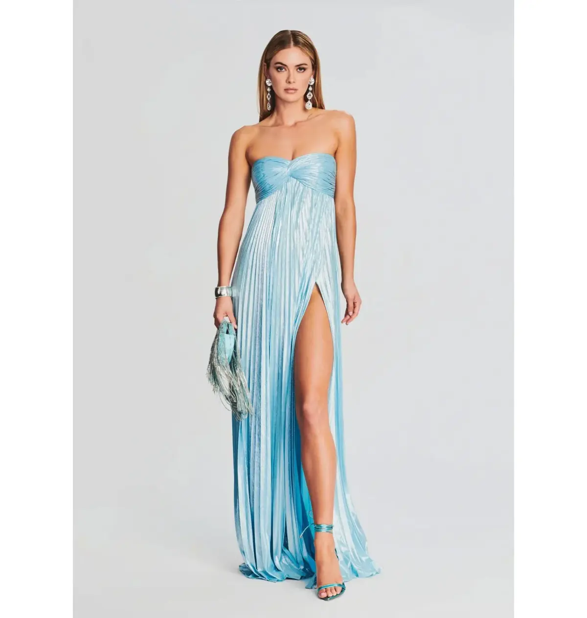 Retrofête Zoa Dress Sky Blue Size S / AU 8 - Image 1