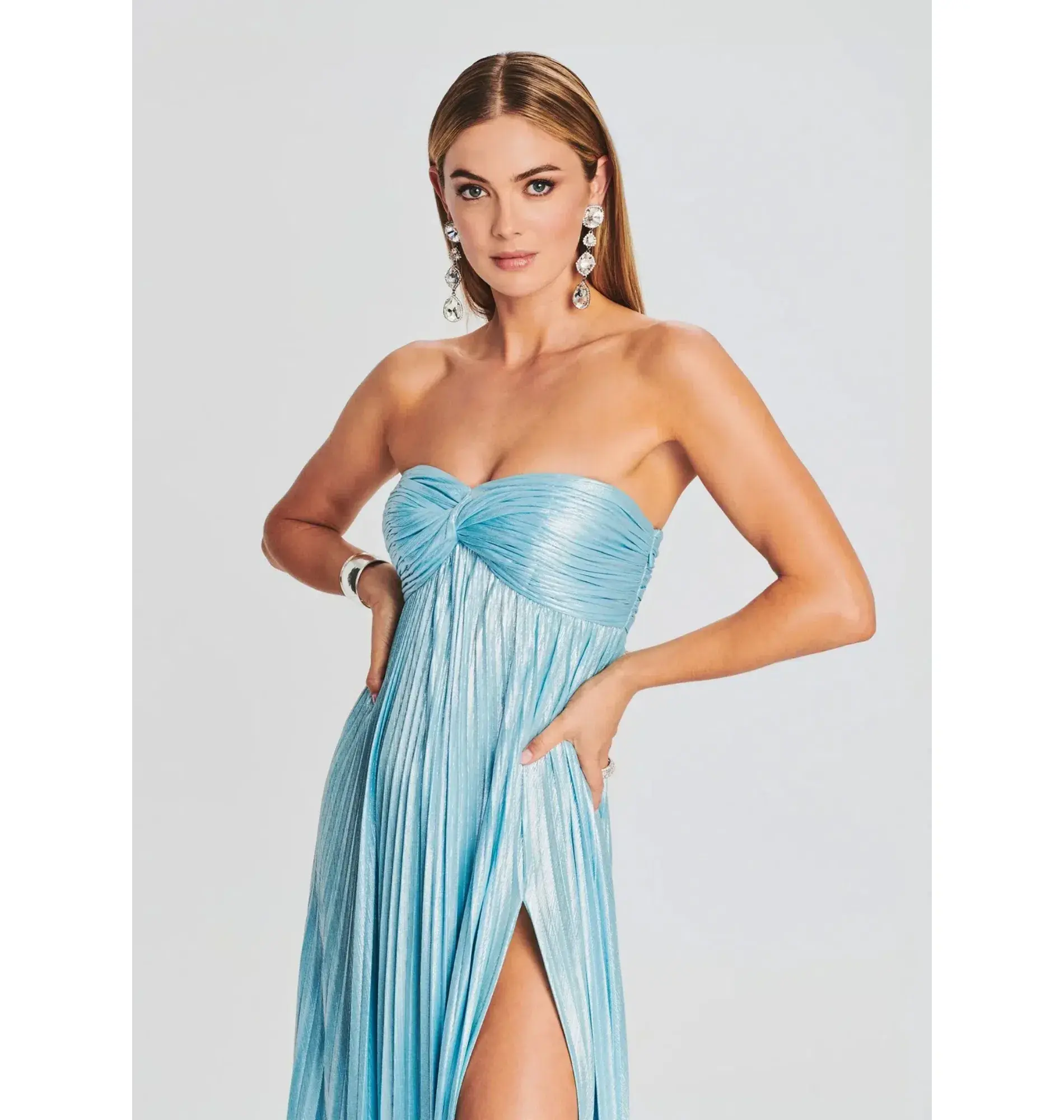 Retrofête Zoa Dress Sky Blue Size S / AU 8 - Image 2