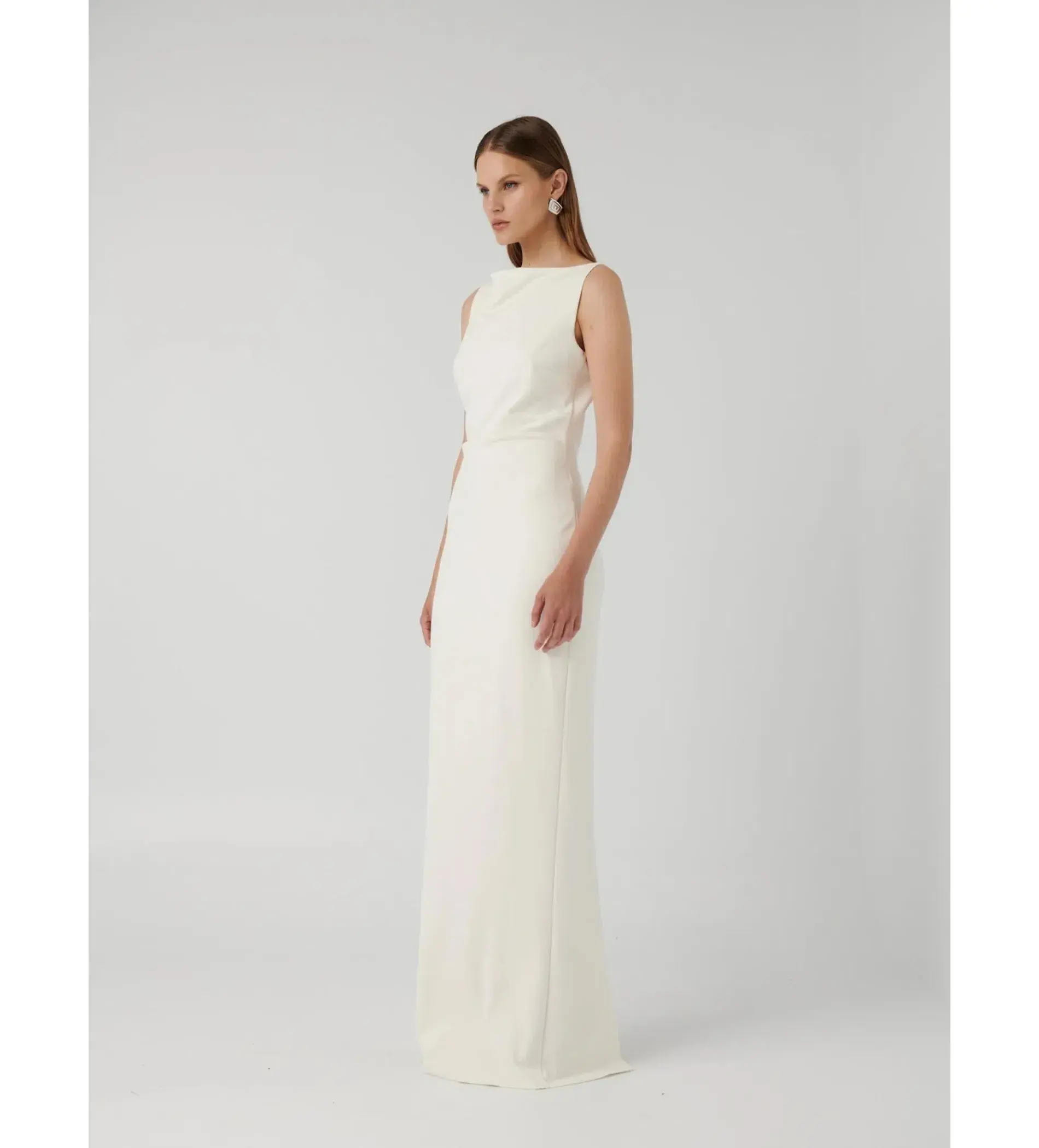 Effie Kats White Verona Gown in White Size XS/ AU 6 - Image 2