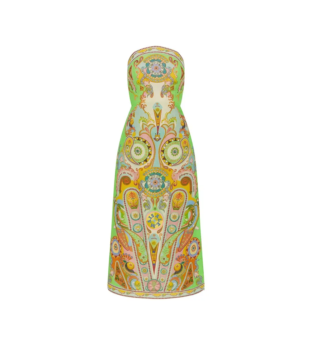 Alemais Pinball Bodice Midi Dress Multi Size 12 for rent on The Volte - main image