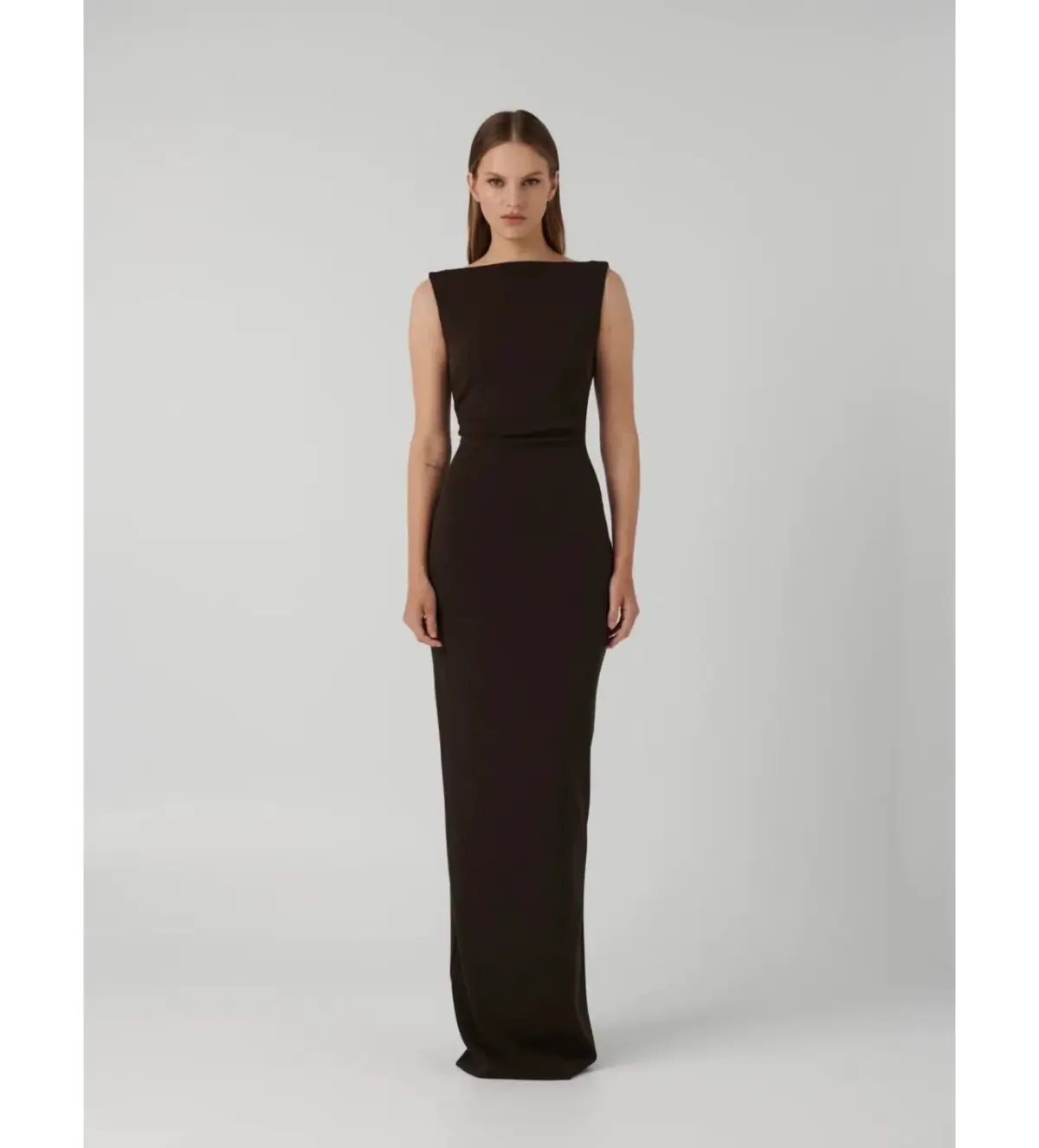 Effie Kats Coffee Verona Gown in Brown Size Small/ AU 8 - Image 1