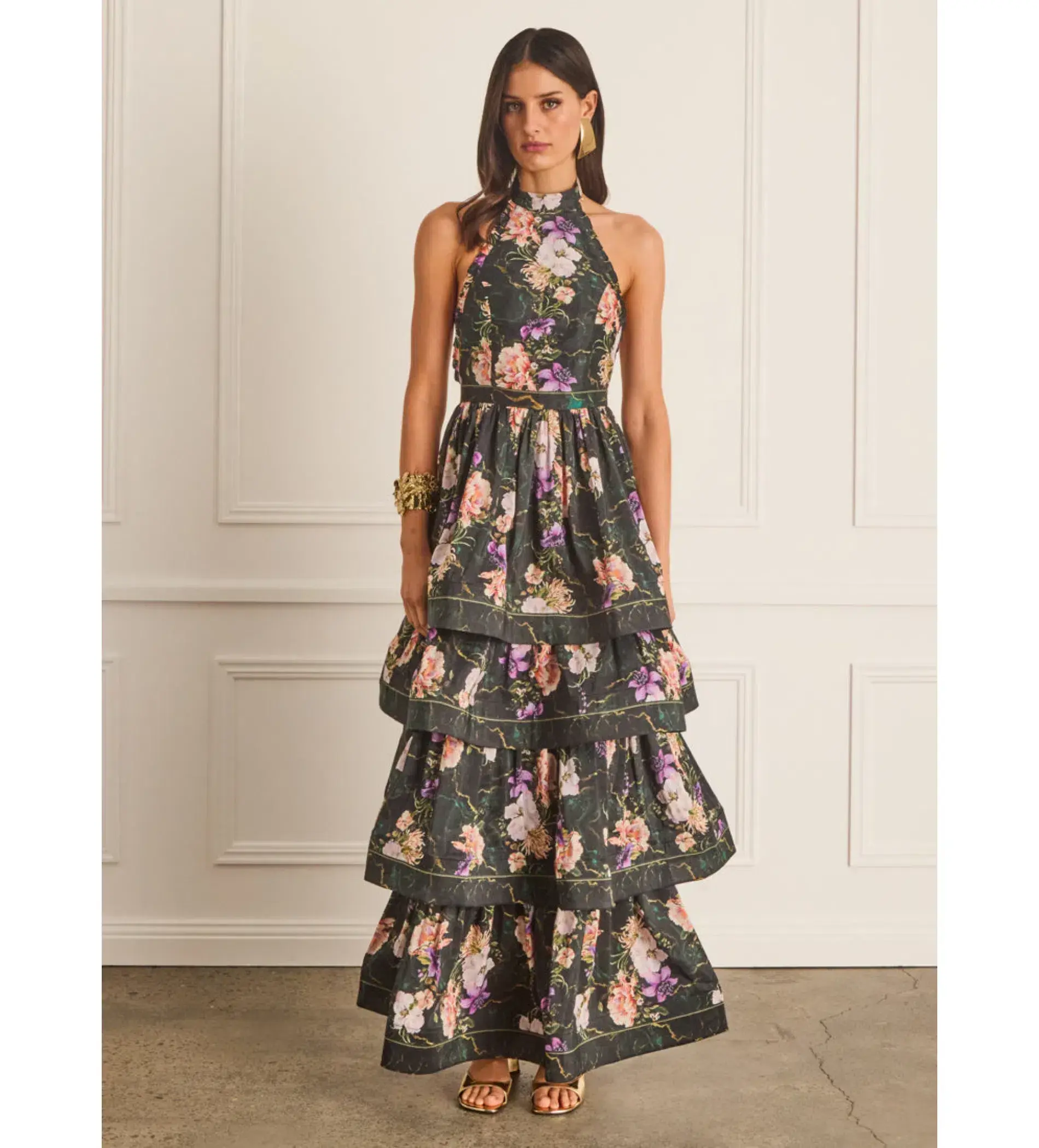 Aqua Blu Australia Tempest Constance Maxi Dress Floral Size 12 - Image 1
