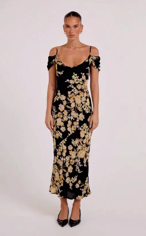Isabelle Quinn Wren Maxi Dress Freesia Print Size 6 for rent on The Volte - main image