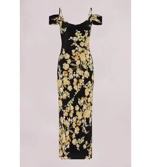 Isabelle Quinn Wren Maxi Dress Freesia Print Size 6 for rent on The Volte - main image