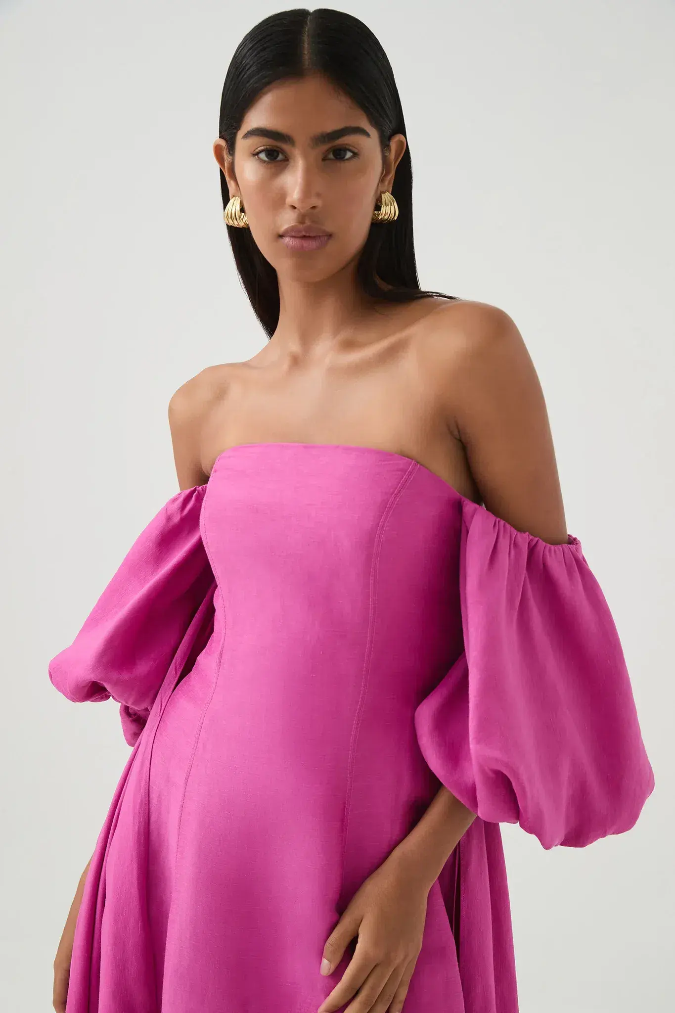 Aje Incarnation Midi Dress in Pink Size 8 - Image 4
