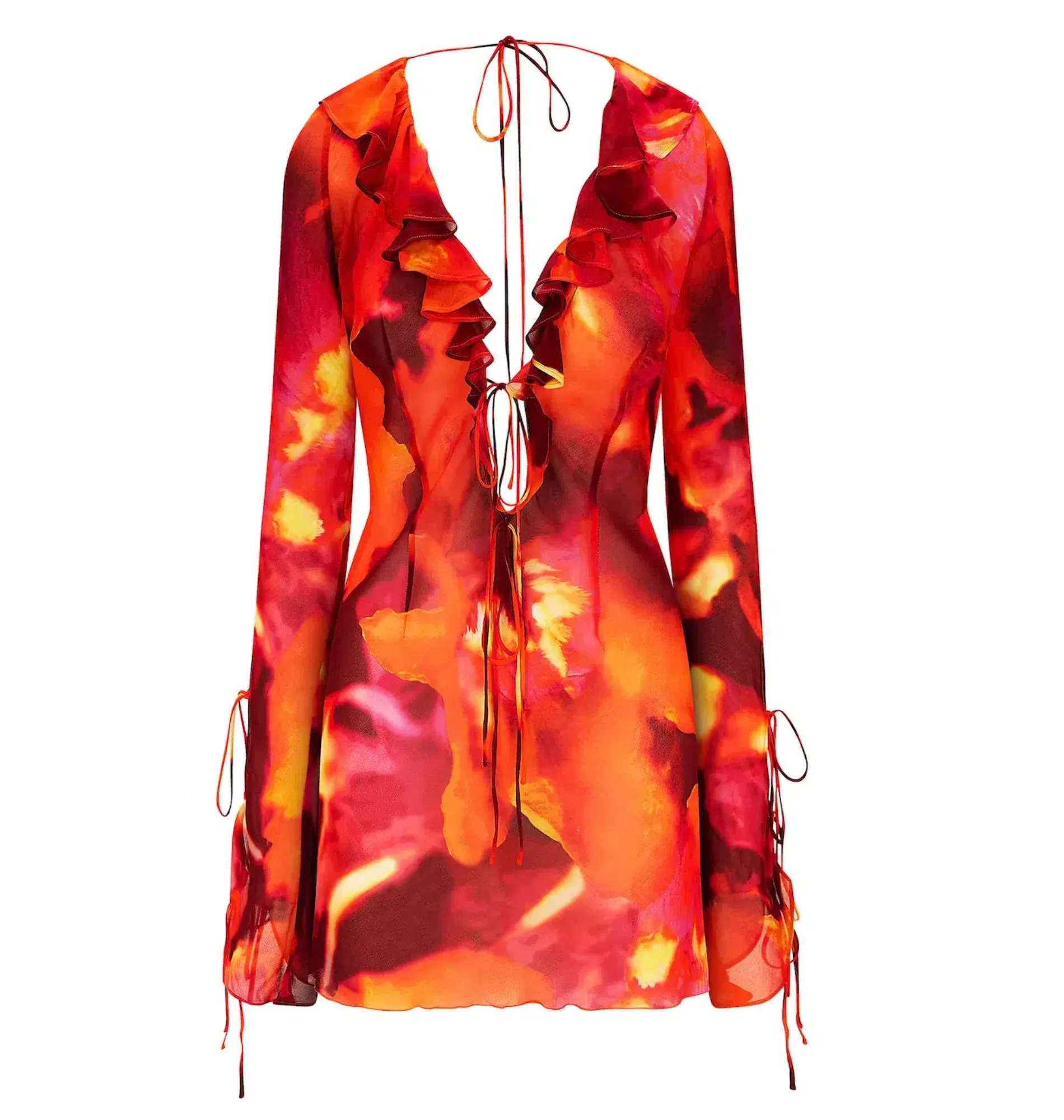 Rat & Boa Dali Dress Multi Size XS / AU 6 - Image 3