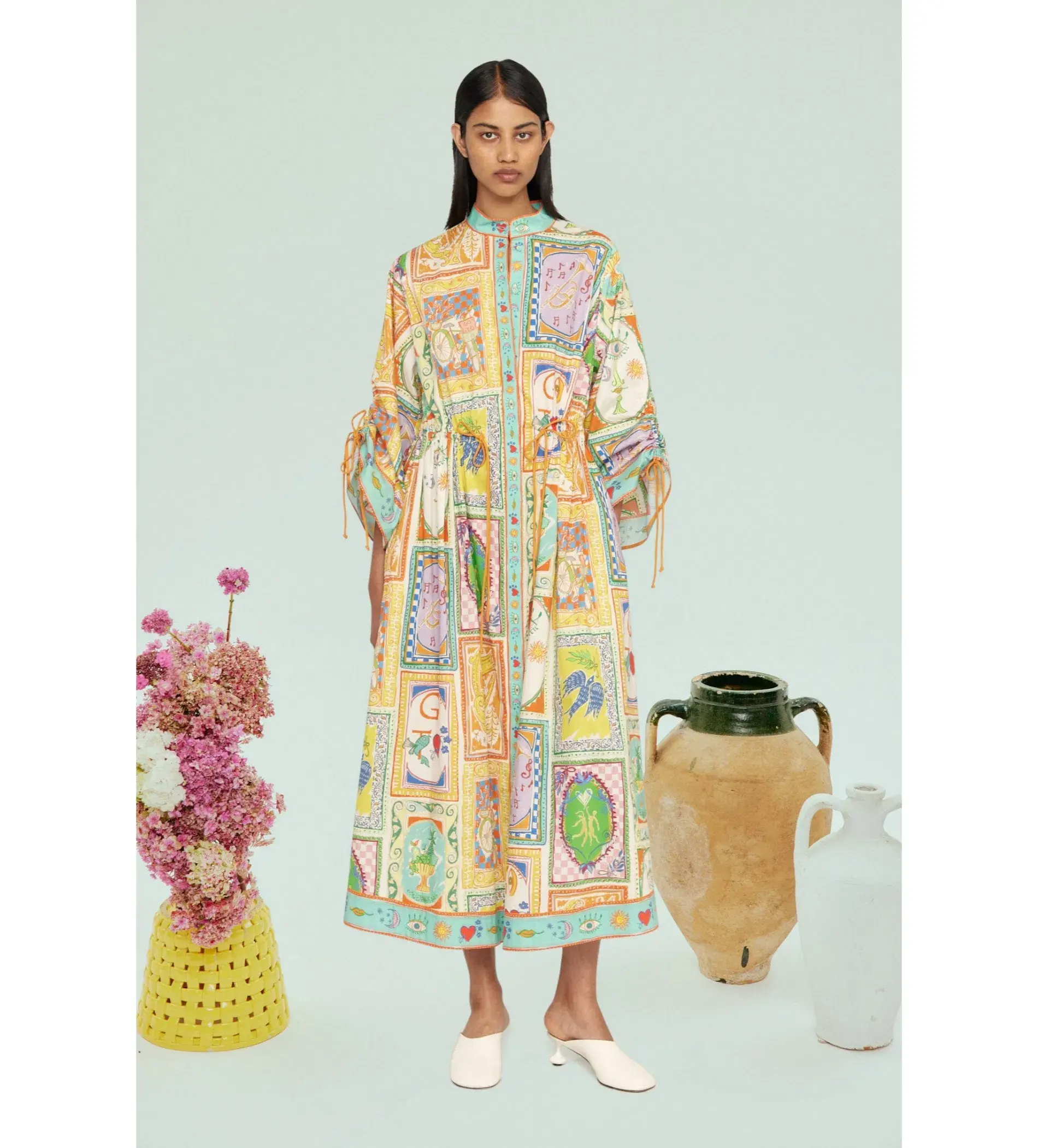 Alemais Holiday Go To Shirt Dress Multi Size 6  - Image 1
