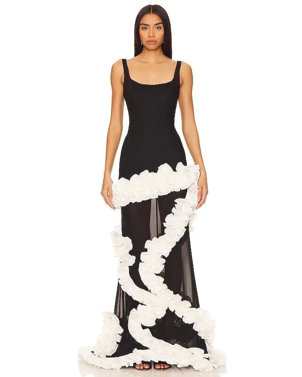 NBD Wisteria Gown Black Size 6 for rent on The Volte - main image